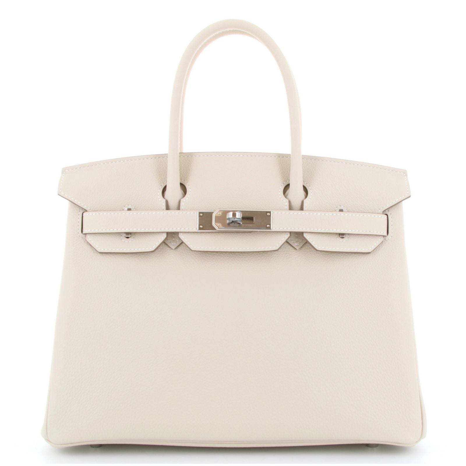 Hermès Birkin 30 – Craie Togo Leather Palladium Hardware G Stamp