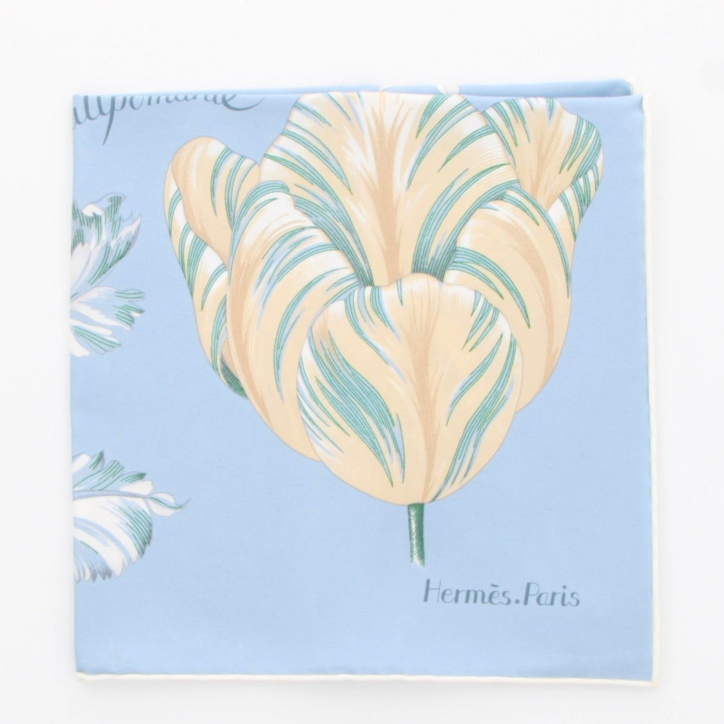 HERMÈS Tulipomanie Silk Scarf