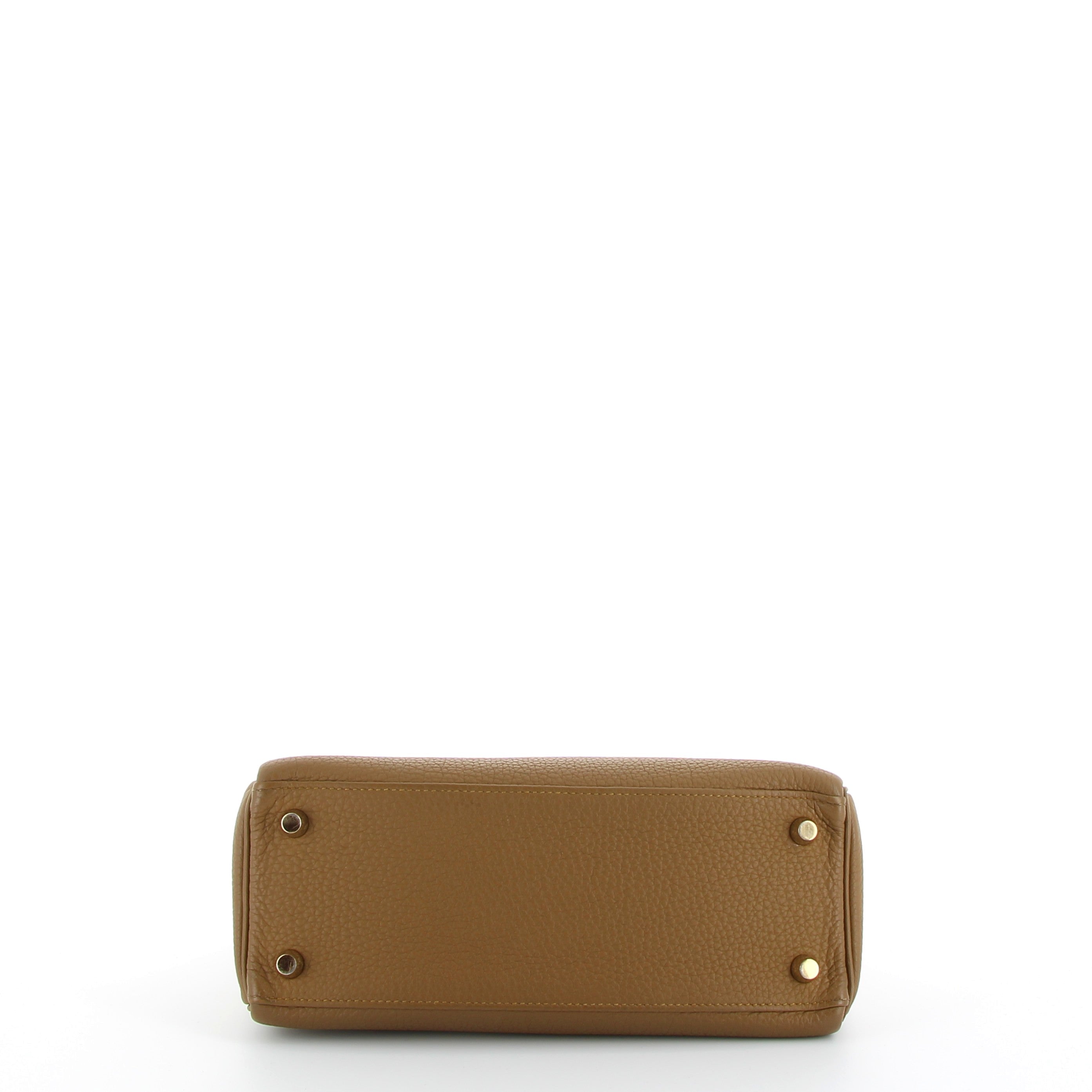 Hermès Kelly 25cm Bronze Doreé Togo Leather with Gold Hardware