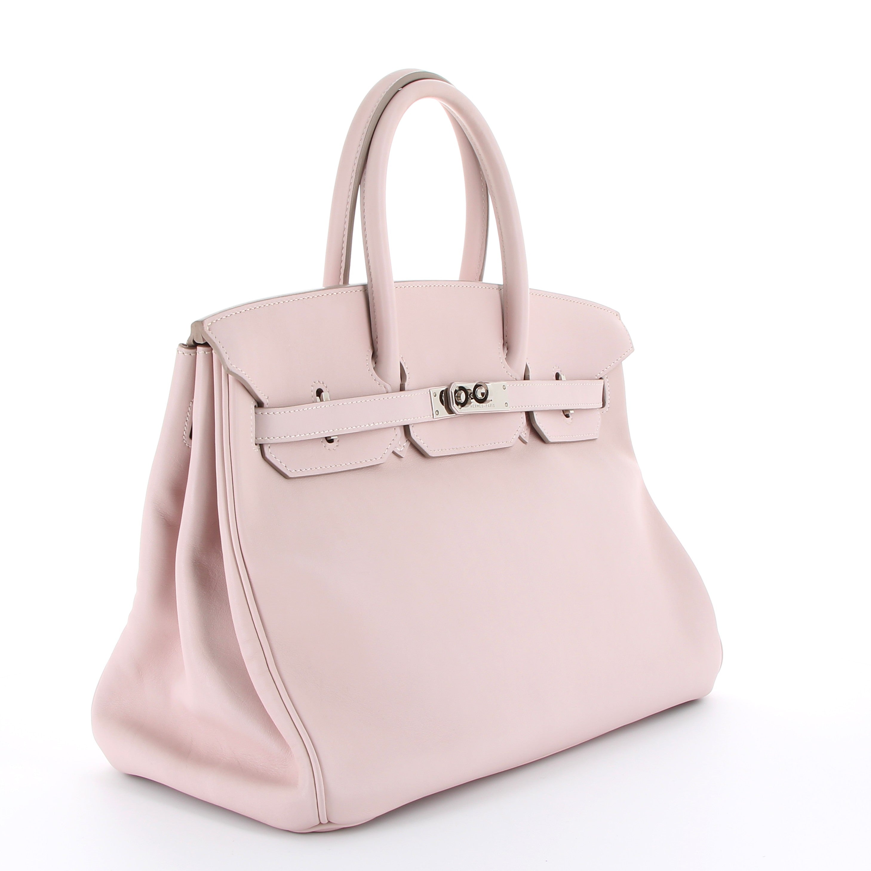 Hermès Birkin 35cm Rose Draguée Swift with Palladium Hardware