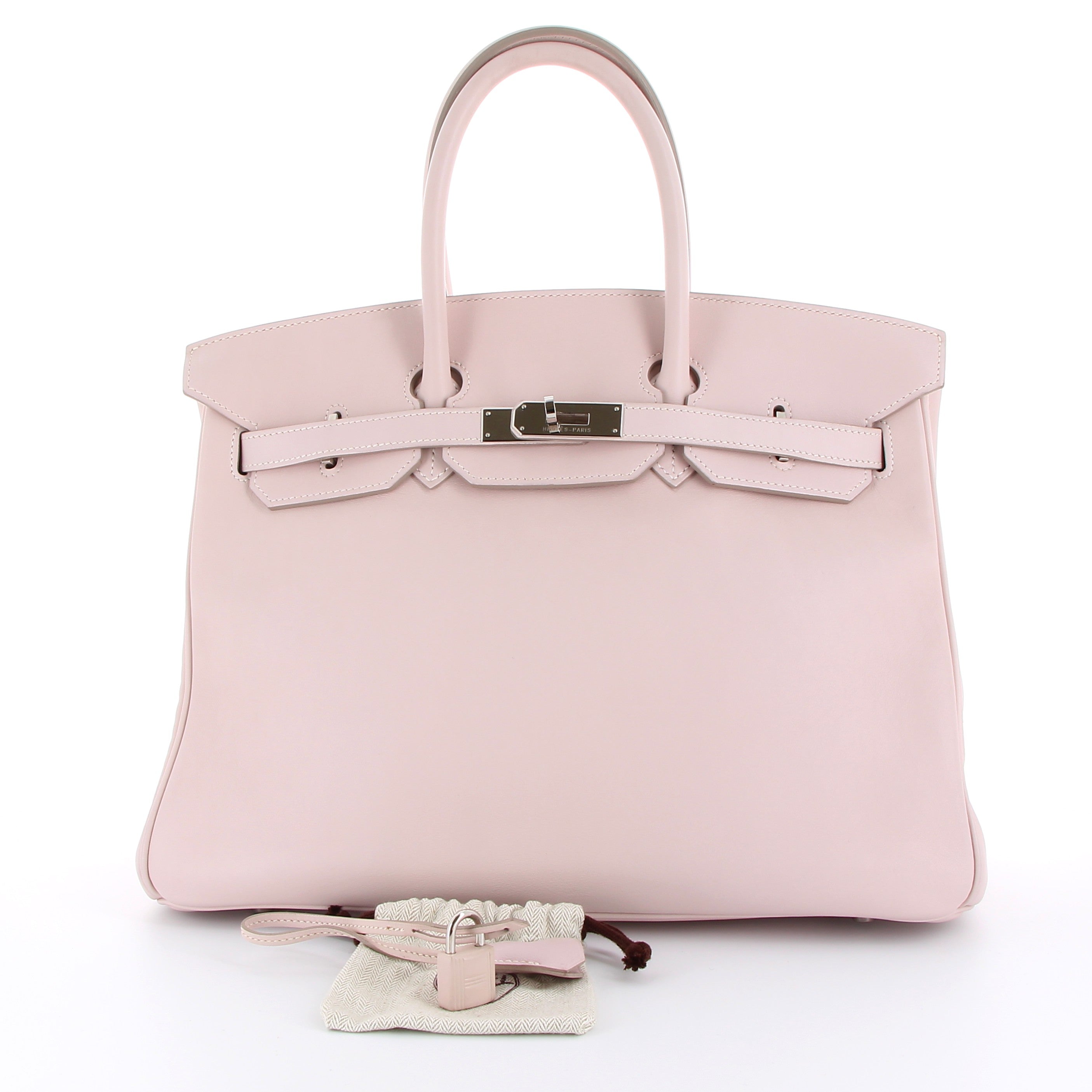Hermès Birkin 35cm Rose Draguée Swift with Palladium Hardware