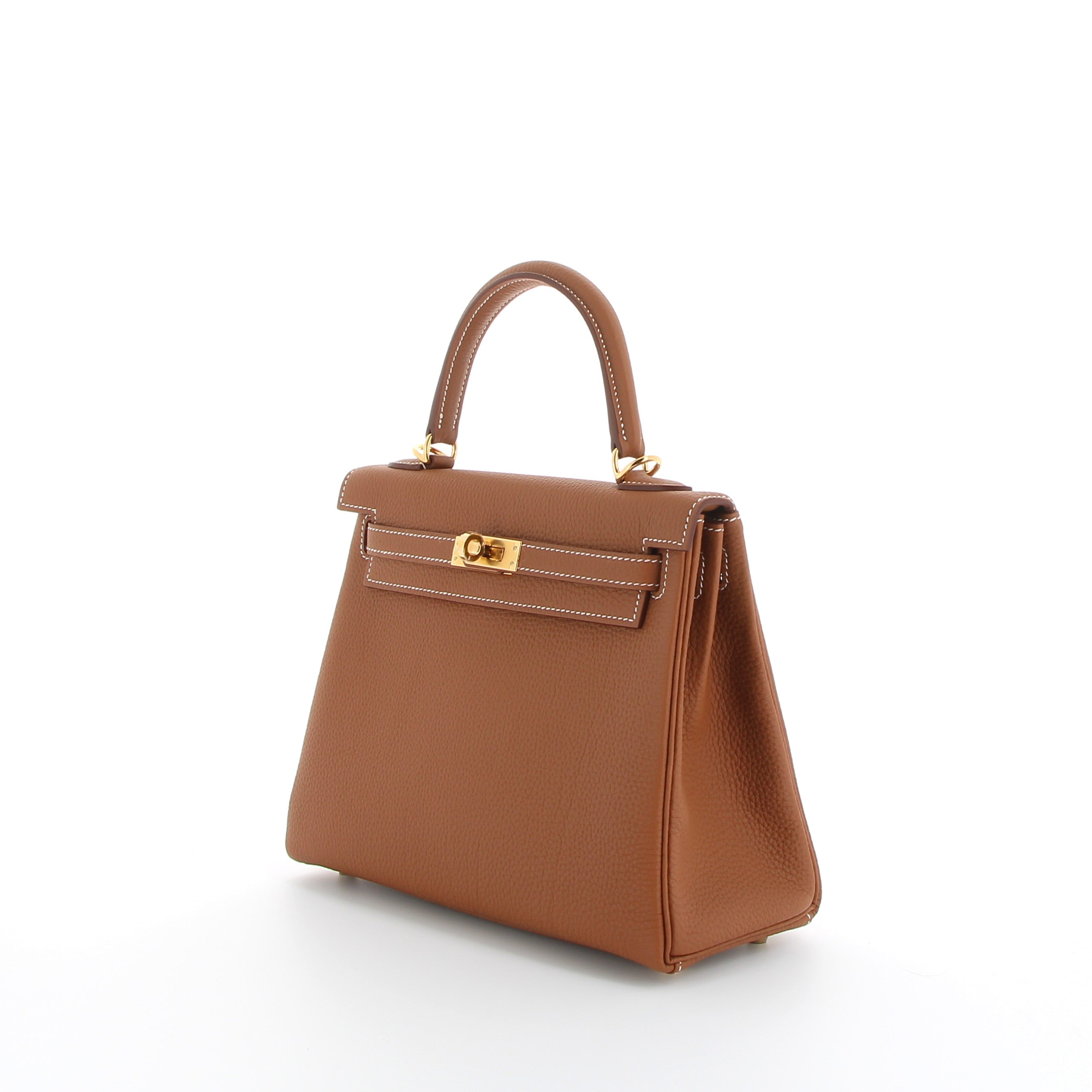 HERMÈS Kelly 25 Gold Togo Gold Hardware