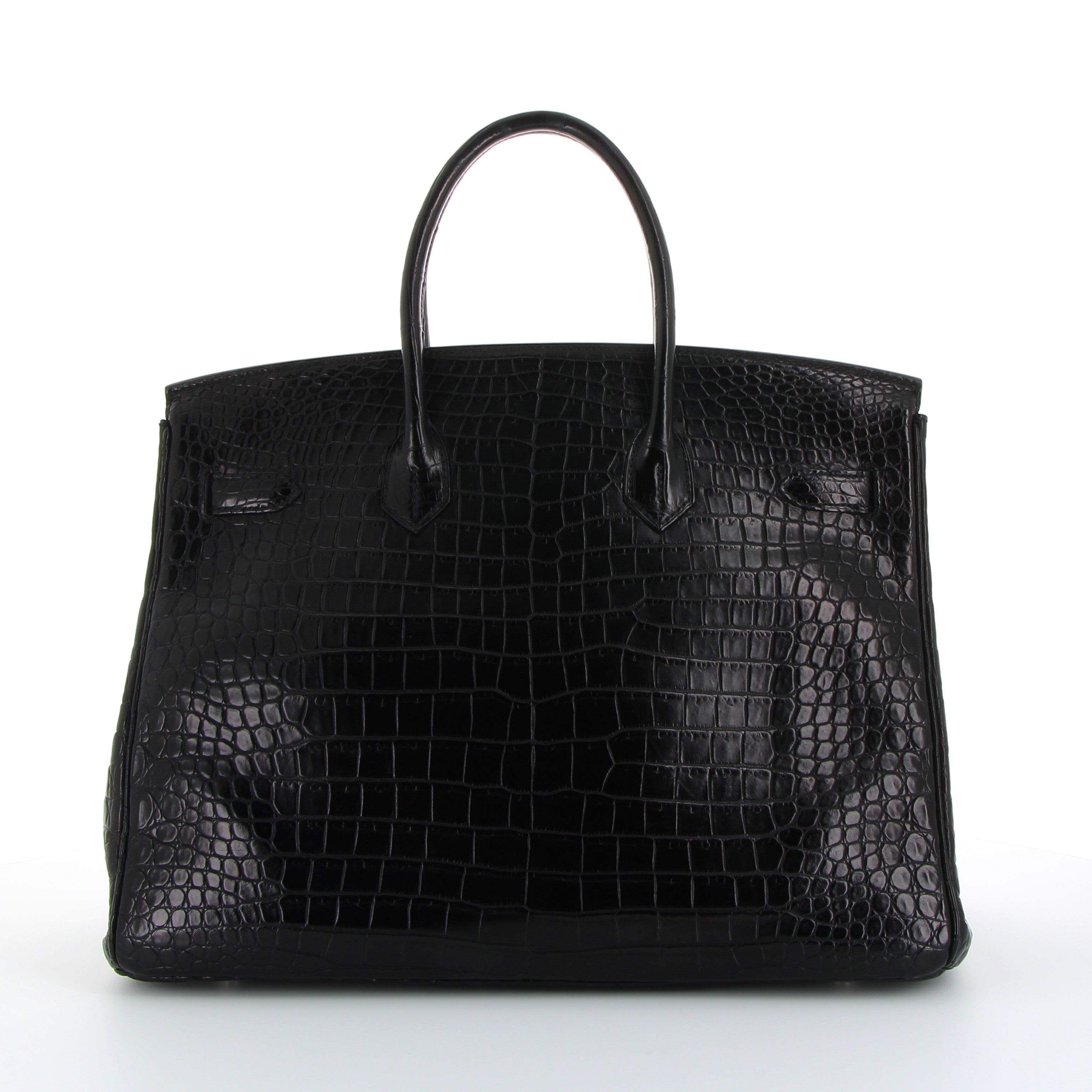 Hermès Birkin 35cm Noir Crocodile Niloticus with Palladium Hardware