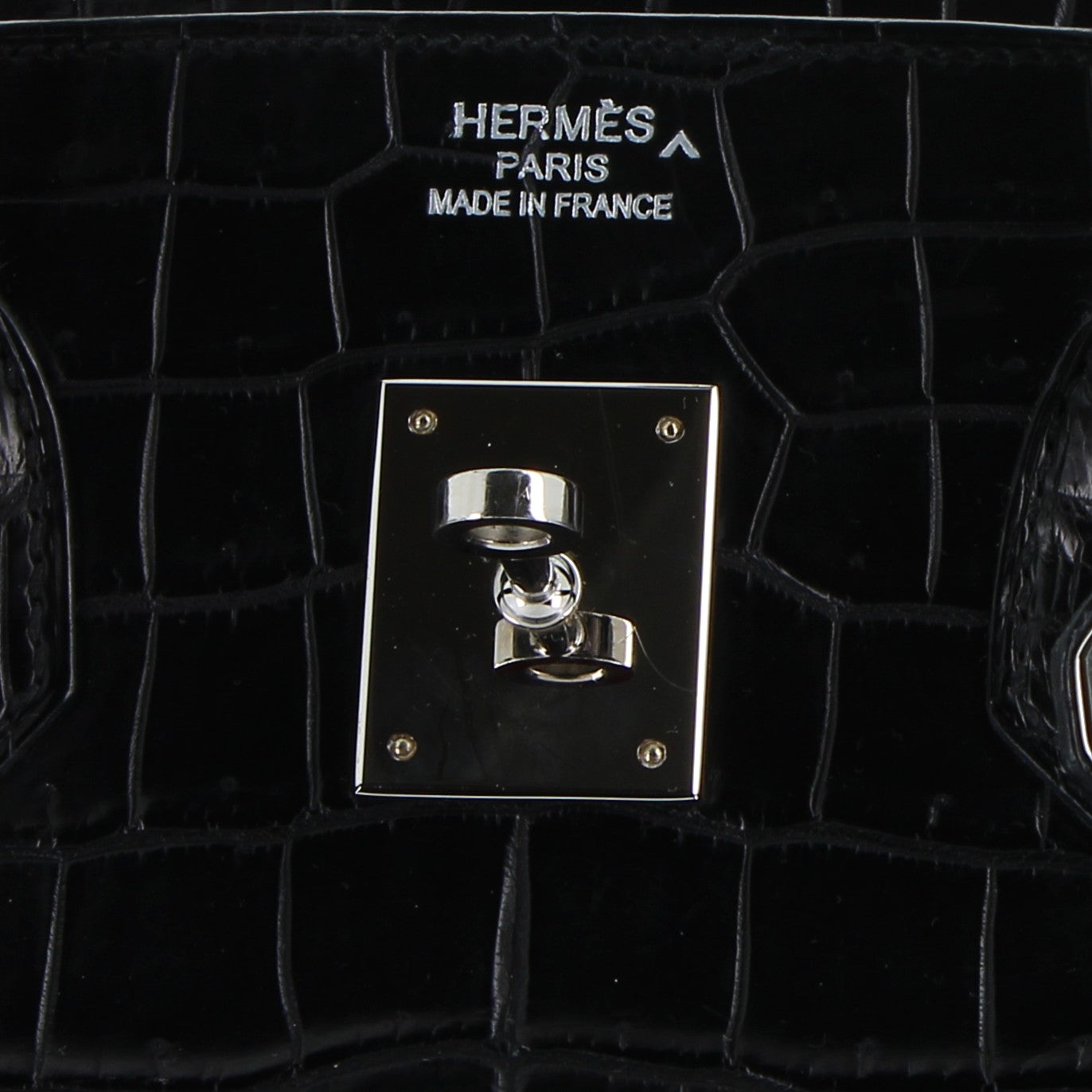 Hermès Birkin 35cm Noir Crocodile Niloticus with Palladium Hardware