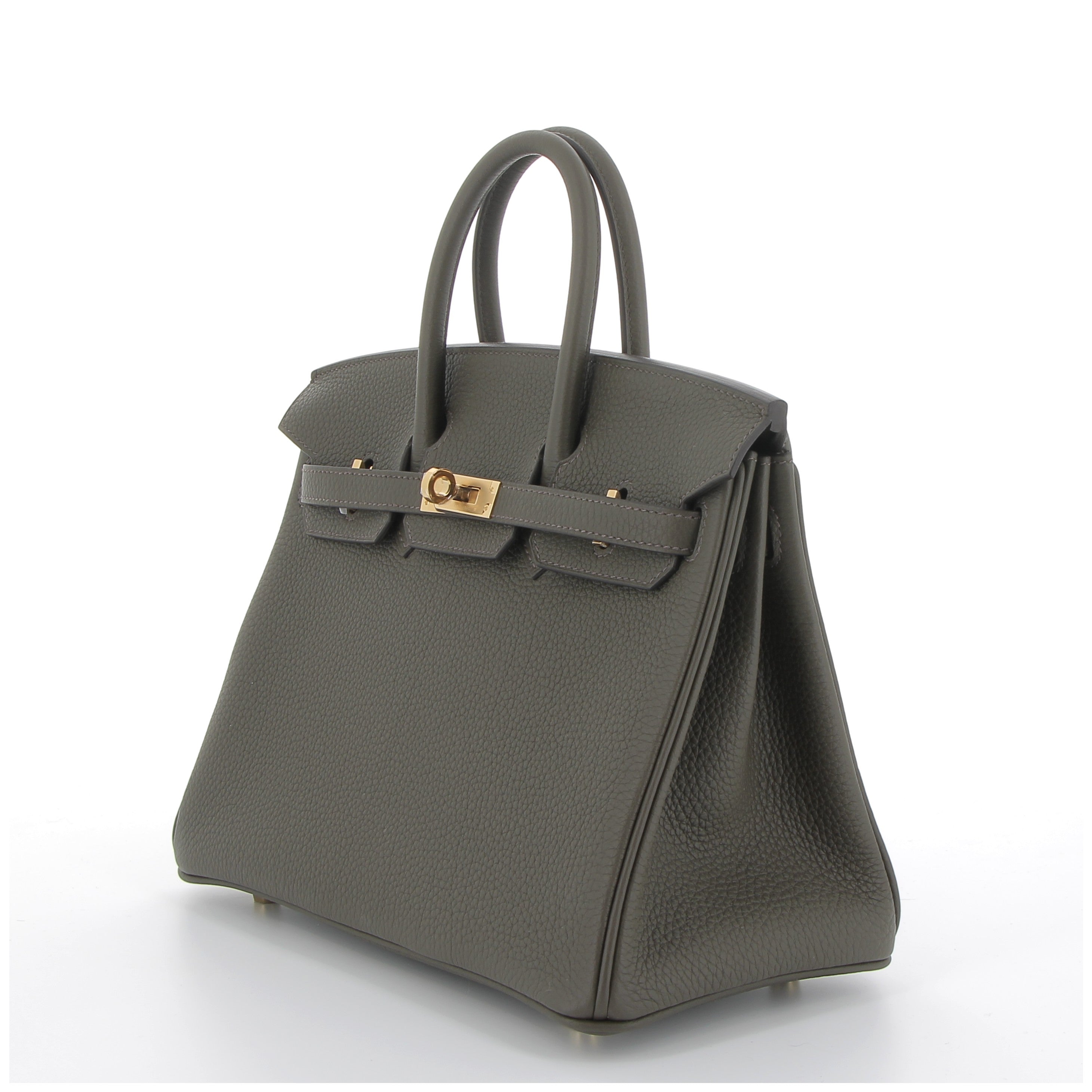 Hermès Birkin 25cm Eucalyptus in Togo  Leather with Gold Hardware
