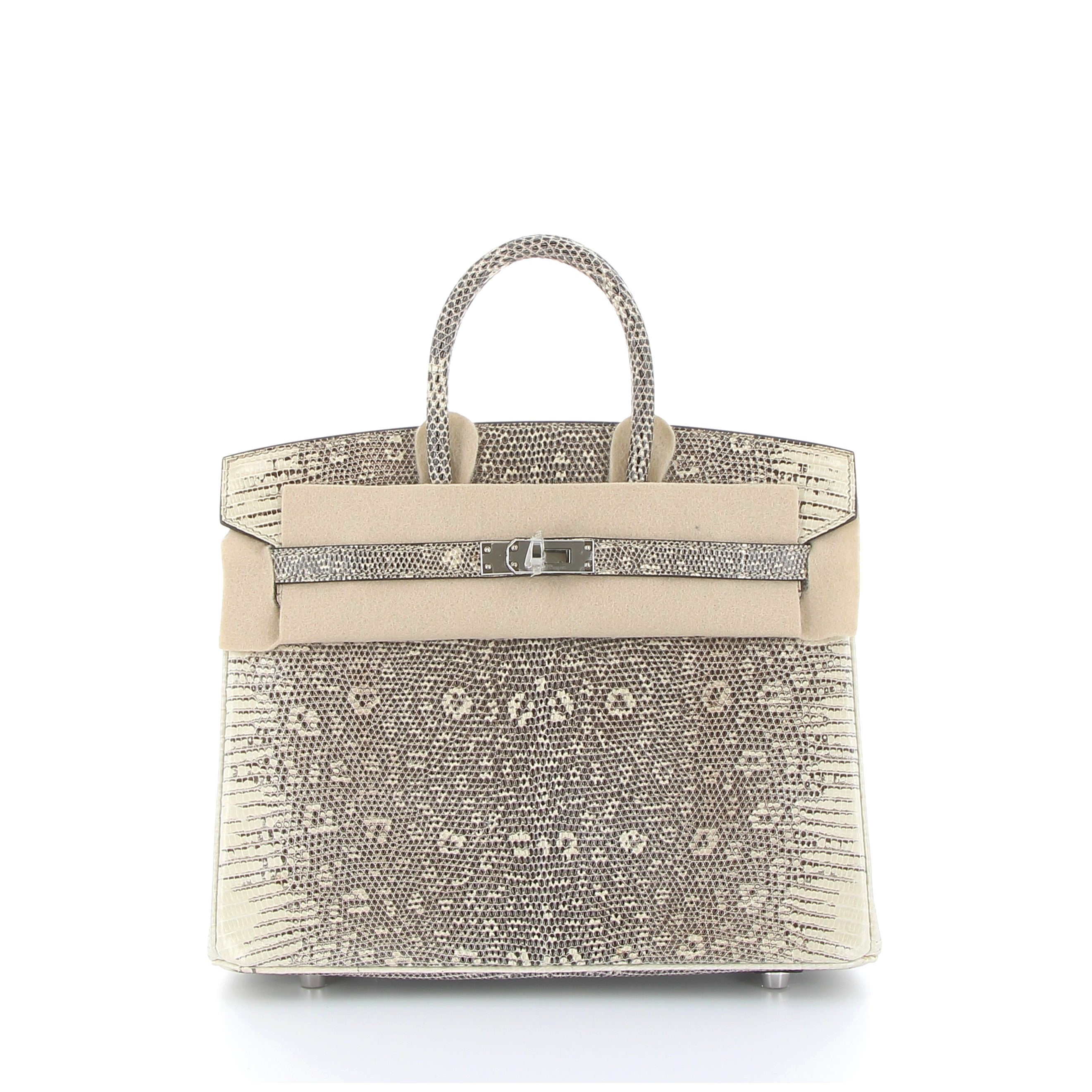 Hermès Birkin 25cm in Lizard with Palladium Hardware