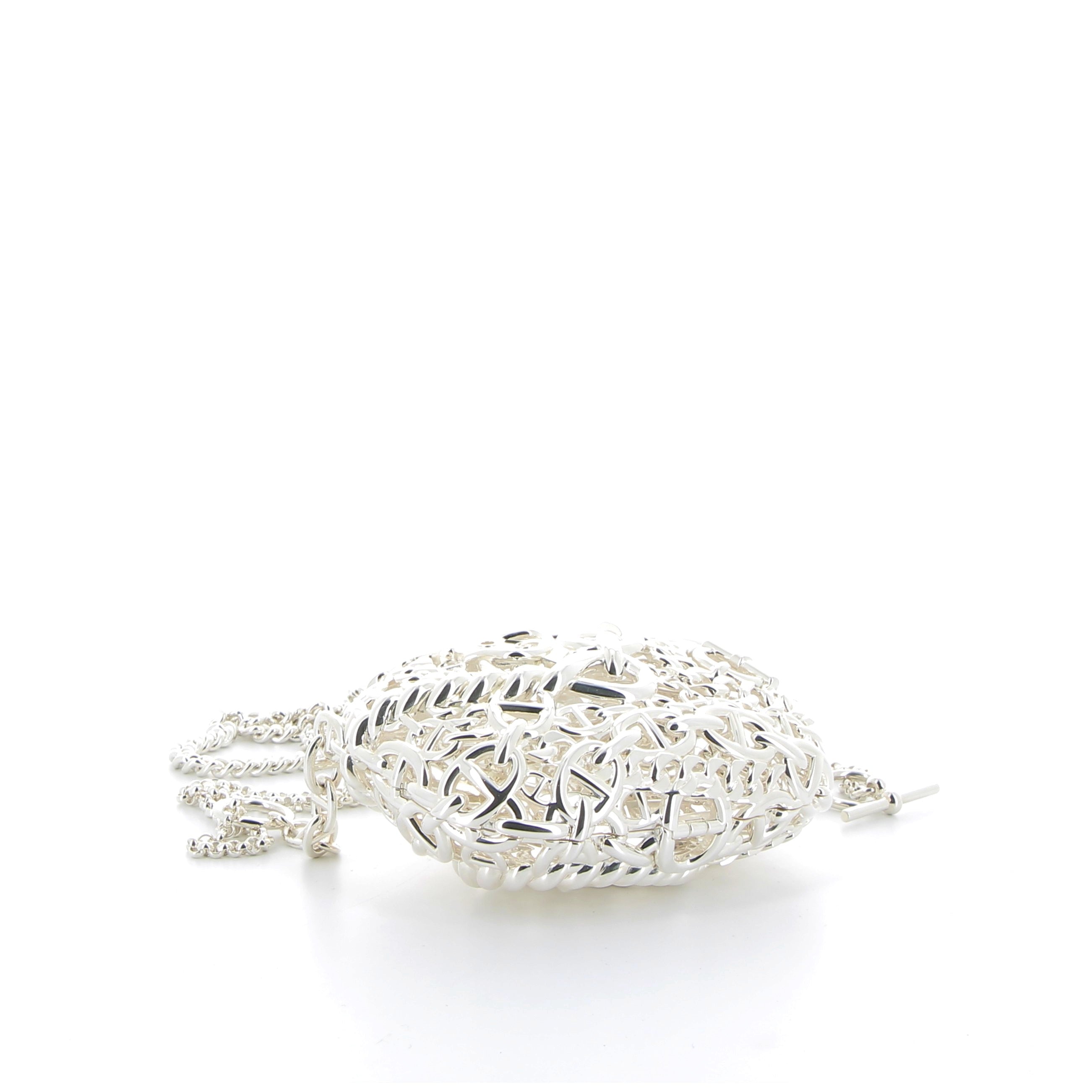 Hermès Sac Bijoux Chaine D' Ancre 925 Silver