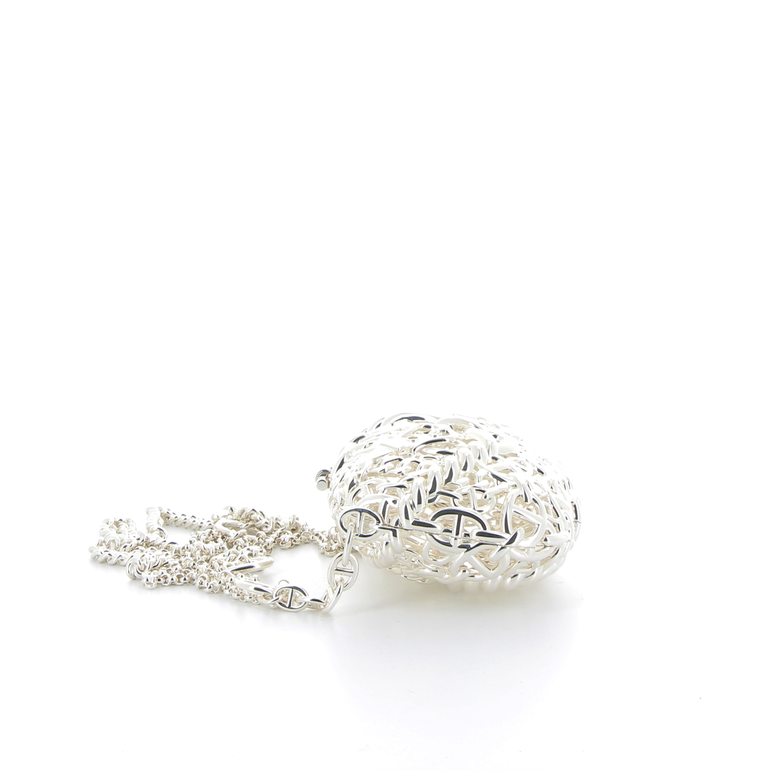 Hermès Sac Bijoux Chaine D' Ancre 925 Silver