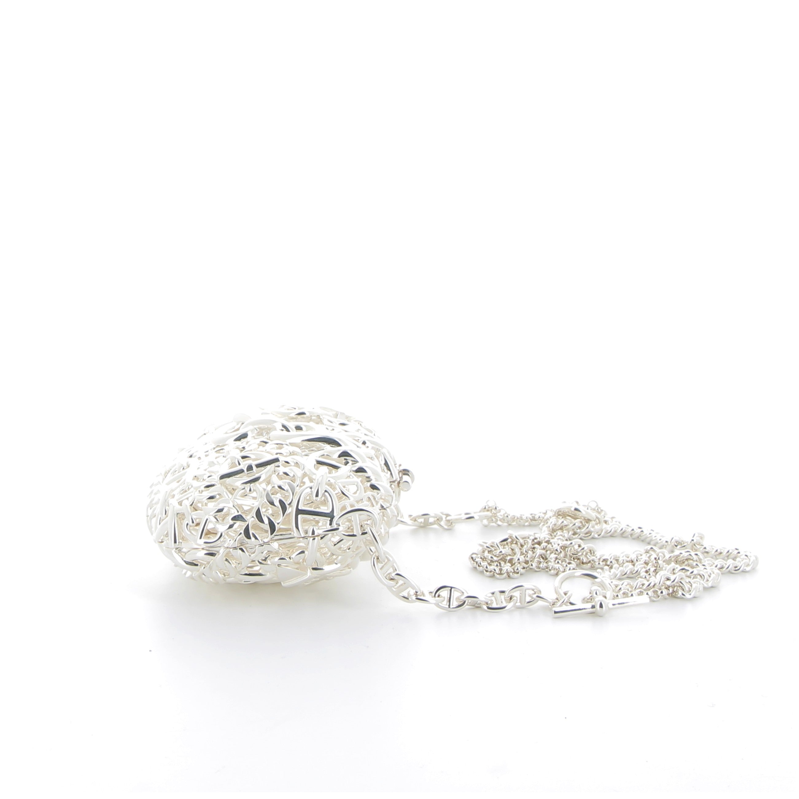 Hermès Sac Bijoux Chaine D' Ancre 925 Silver