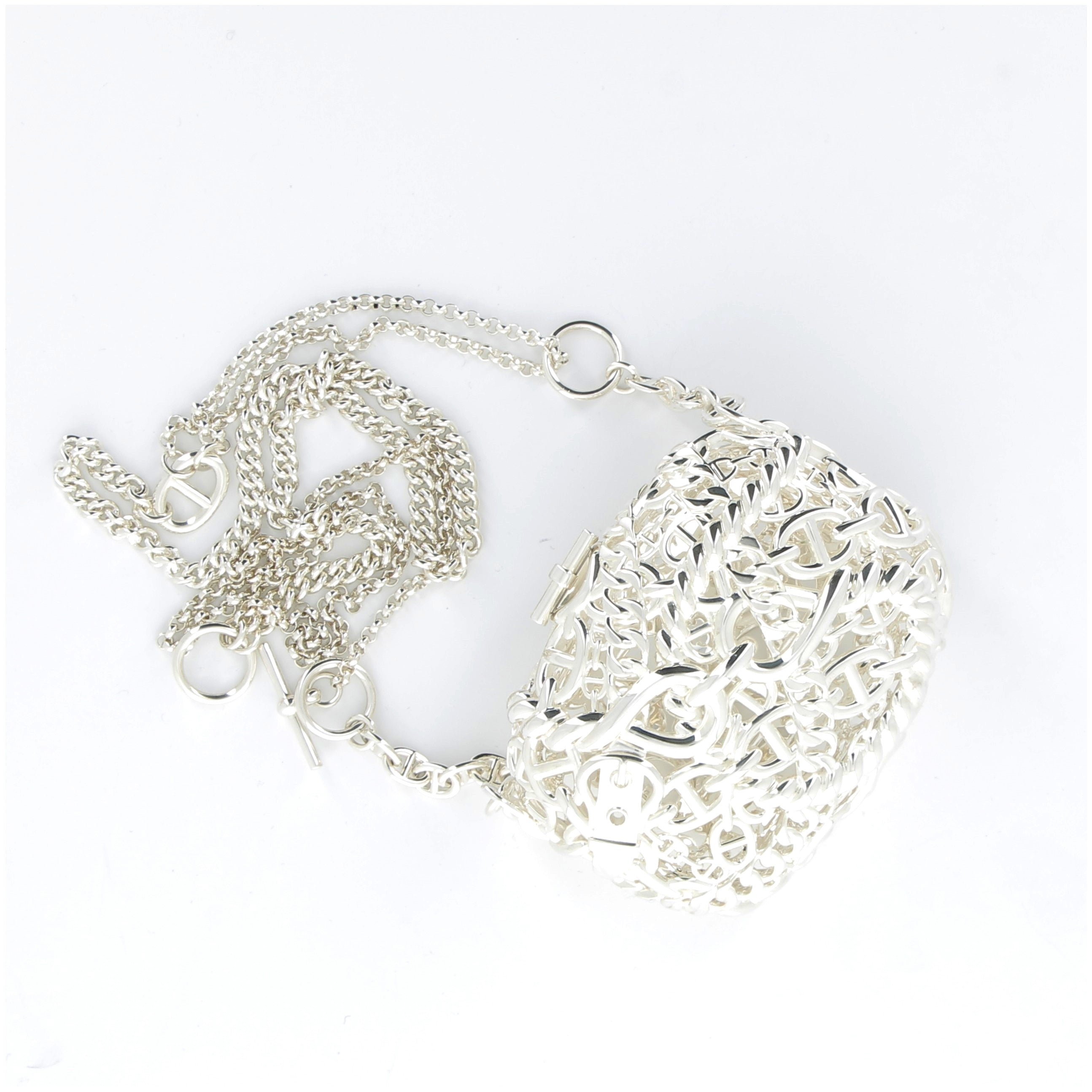 HERMÈS Sac Bijoux Chaîne d'Encre 925 Silver Hardware