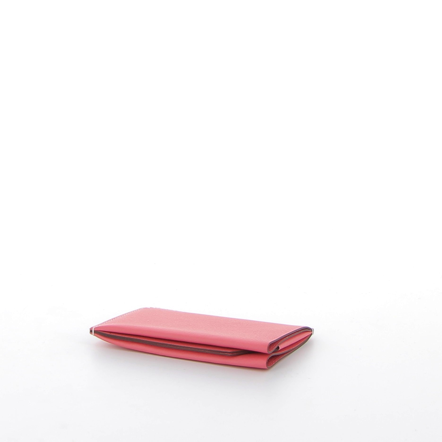 Hermès Credit Card Holder H Sellier evercolor rose azalée