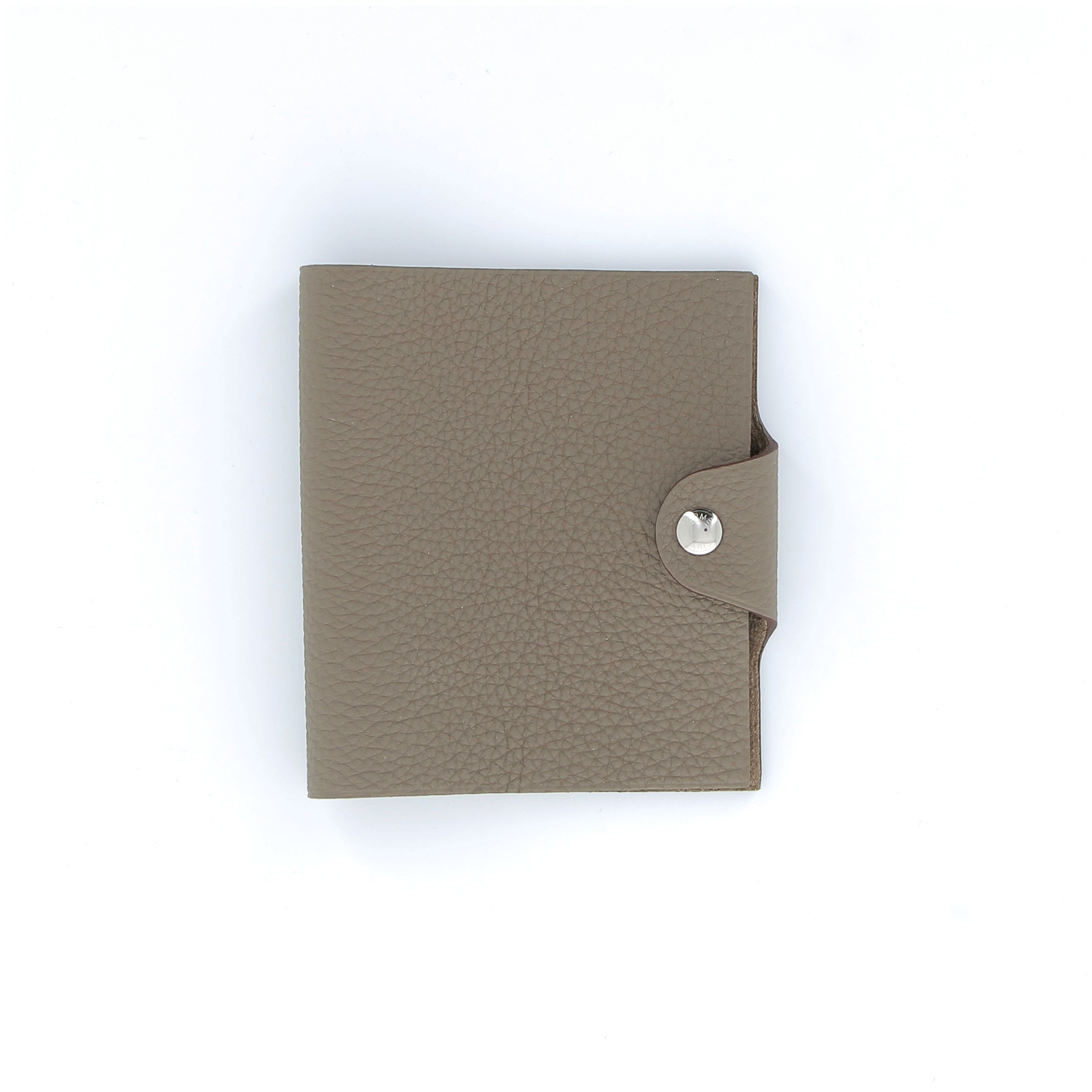 HERMÈS Ulysse Notebook Cover Étoupe Mini
