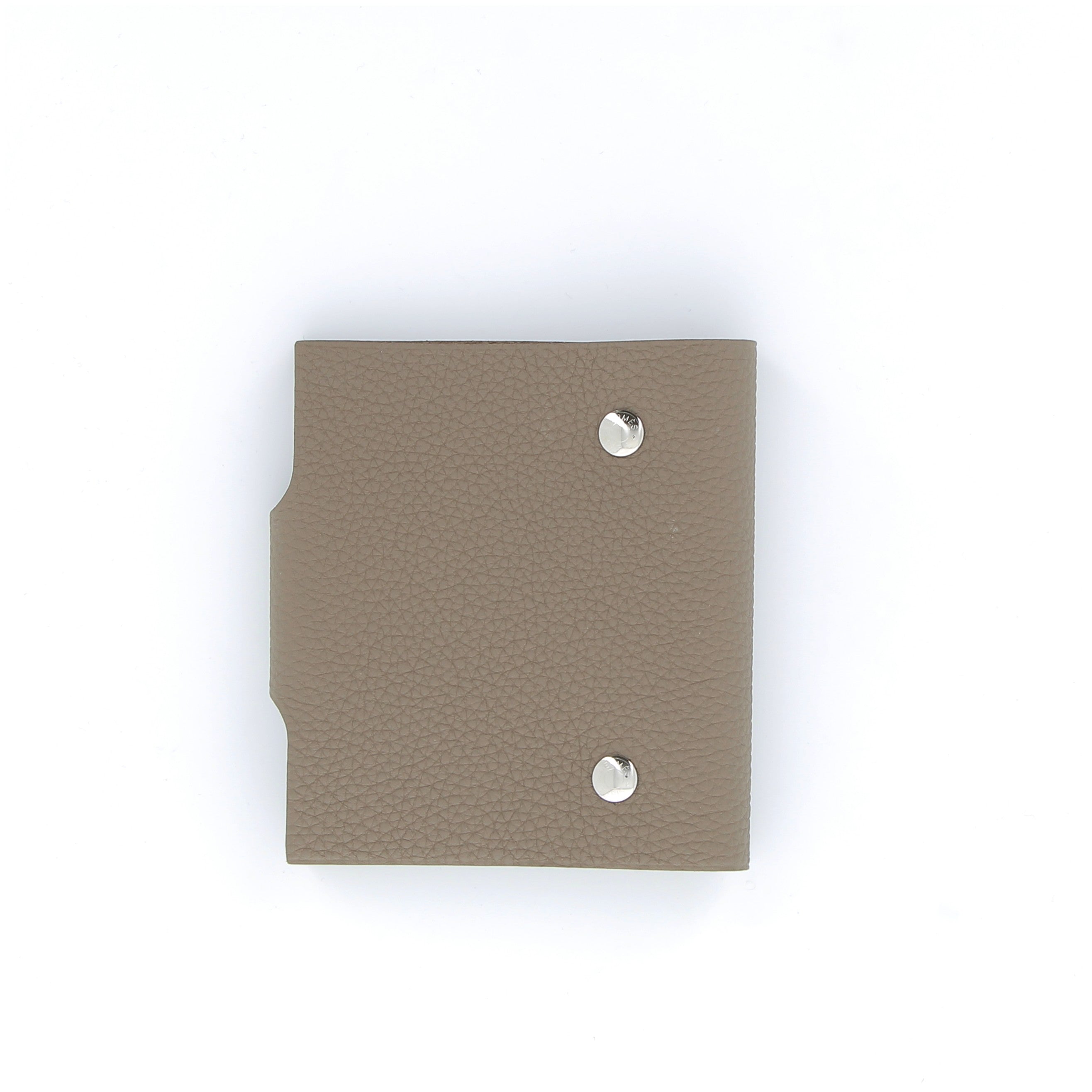 HERMÈS Ulysse Notebook Cover Étoupe Mini