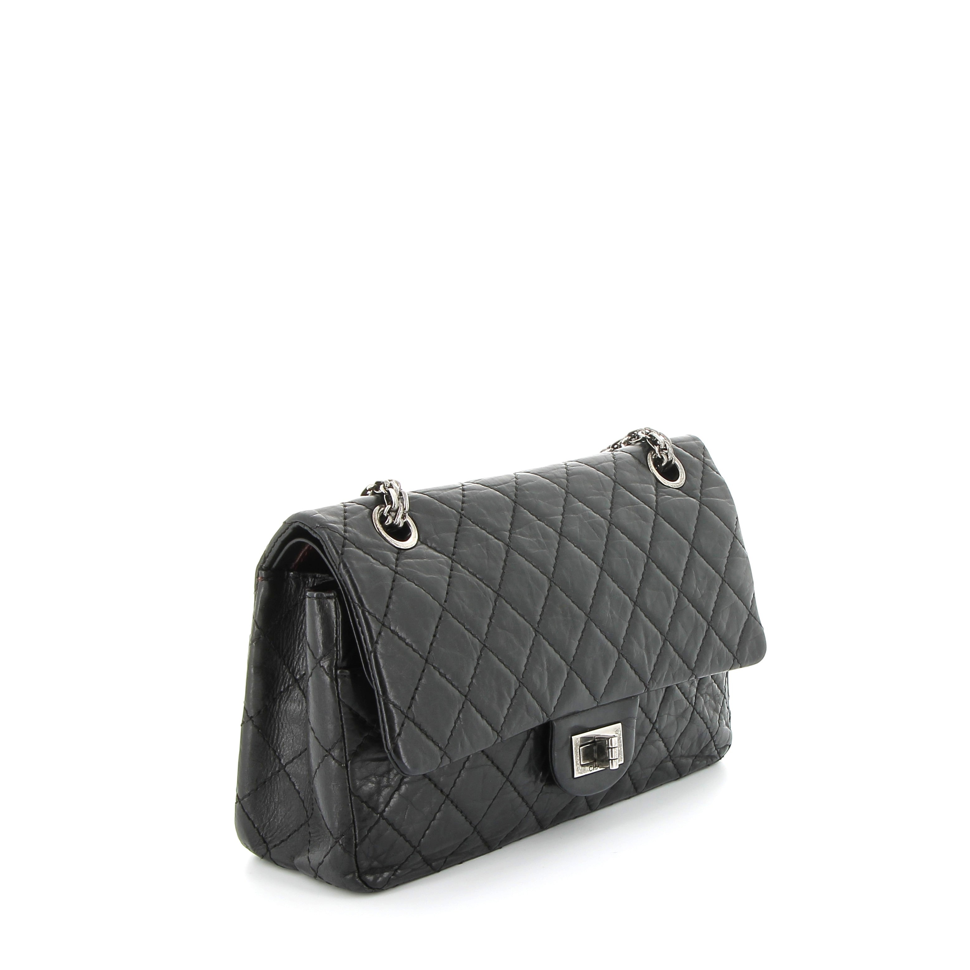 CHANEL Timeless Black Quilted Leather