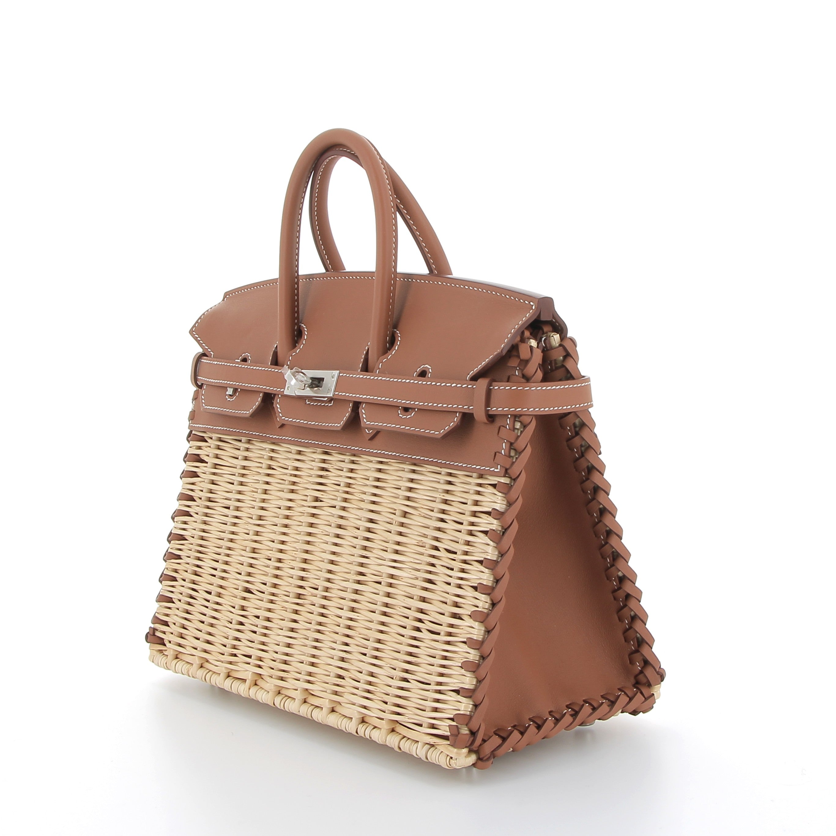 Hermès Birkin 25cm Gold Swift Picnic with Palladium