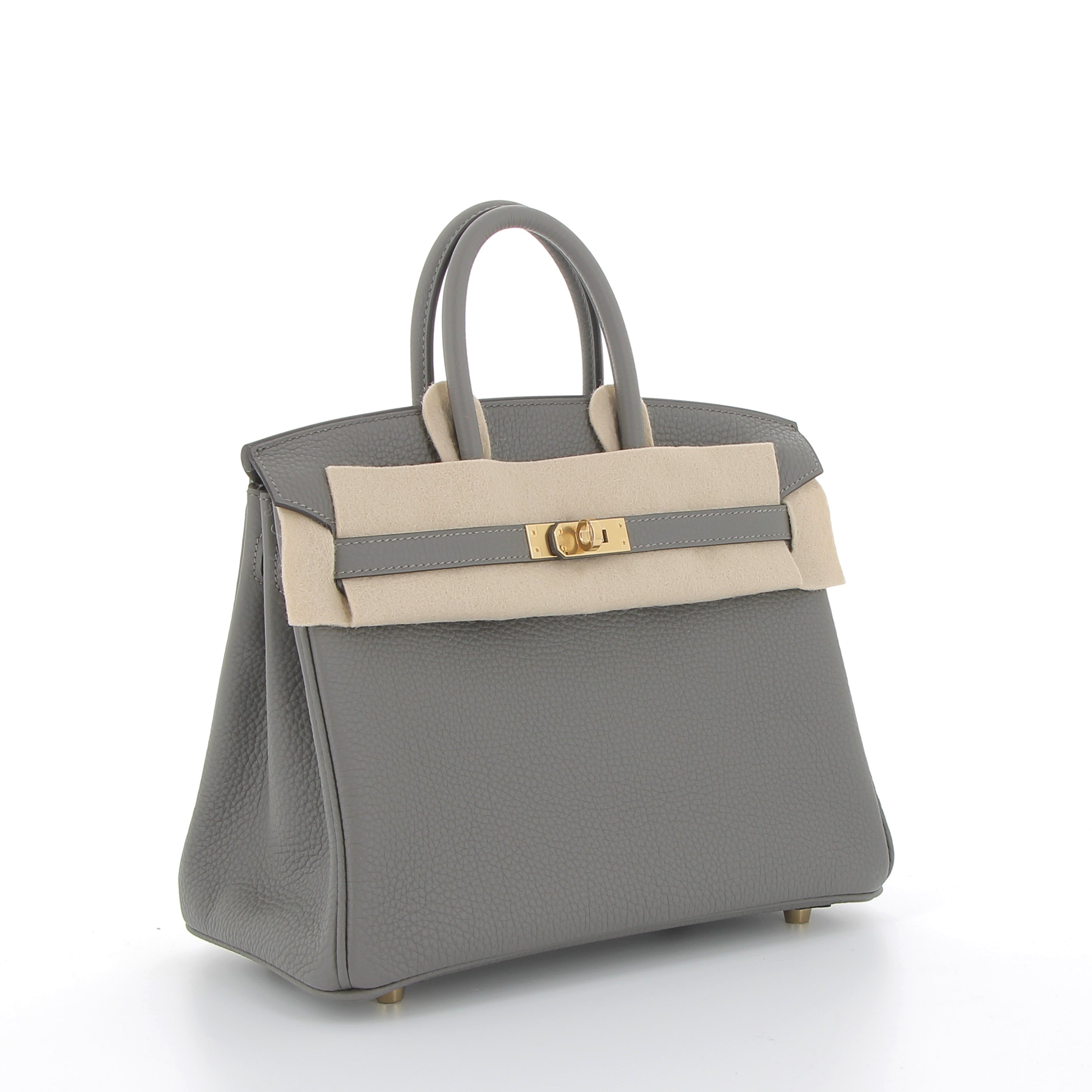 Hermès Birkin 25cm in Gris Amande Togo Leather with Gold Hardware