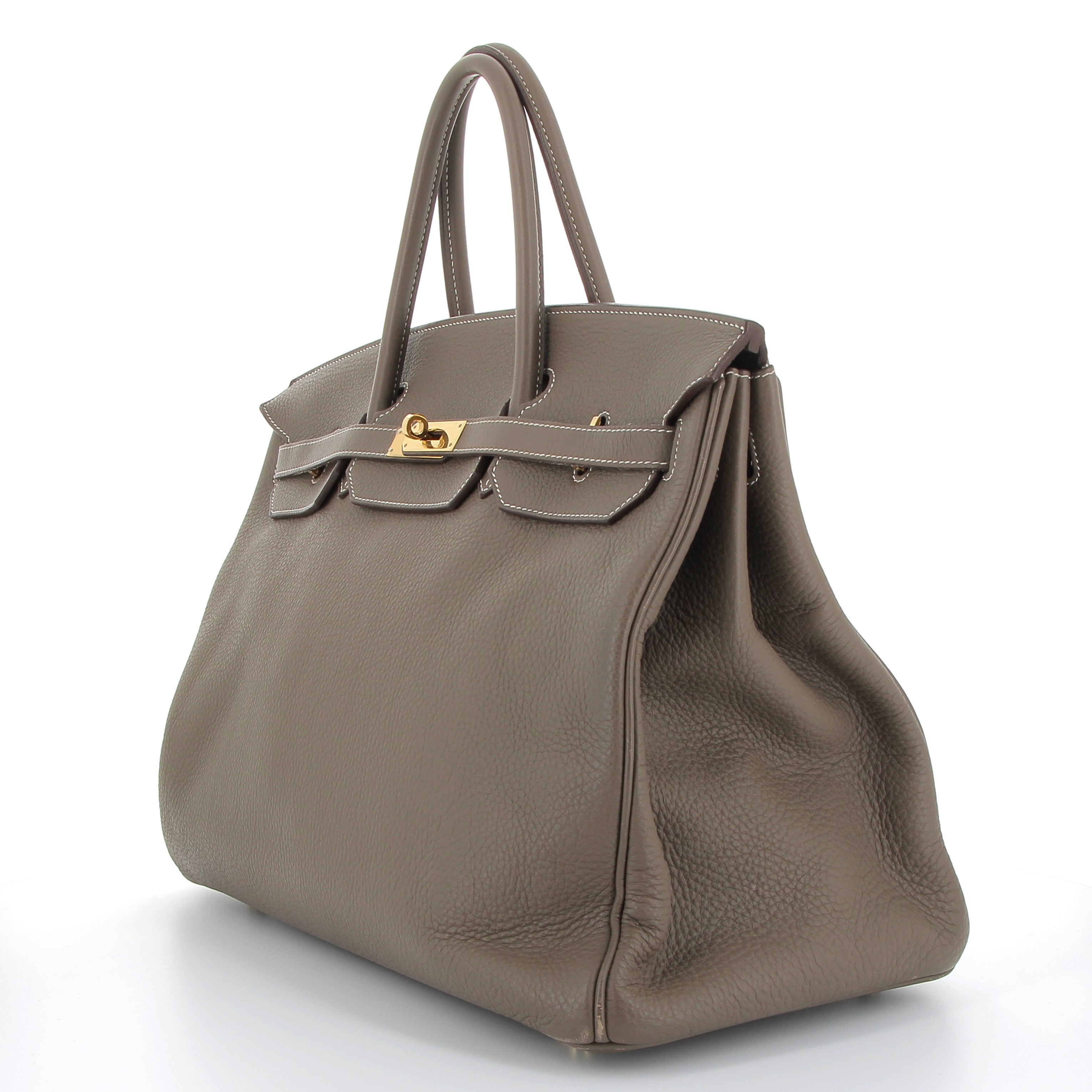 Hermès Birkin 40cm Etoupe Togo Leather with Gold Hardware