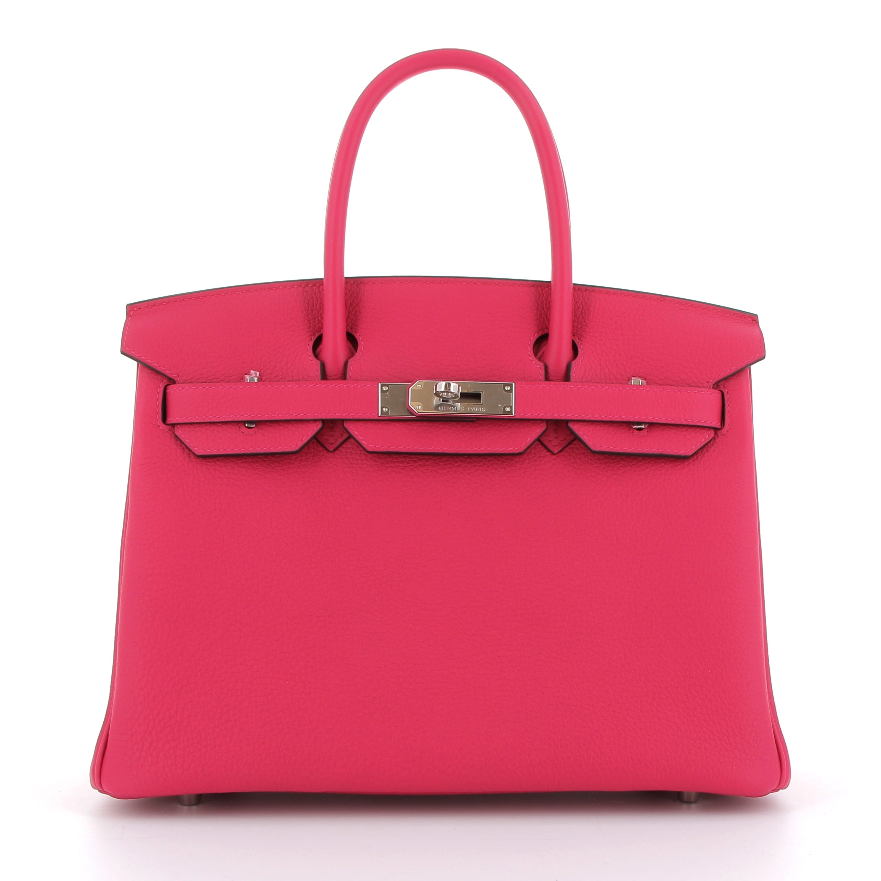 Hermès Birkin 30 in Rose Mexico Togo Leather with Palladium Hardware
