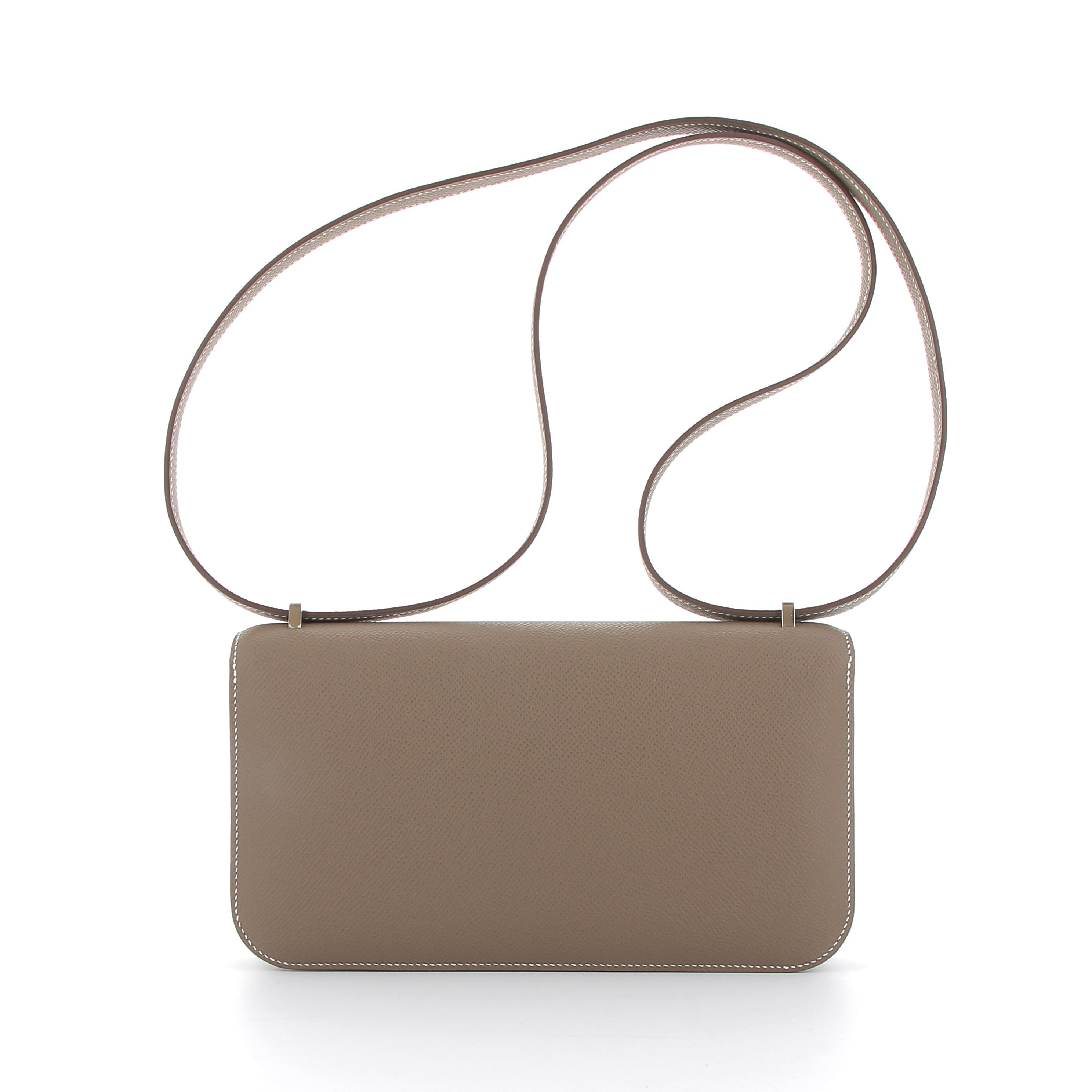HERMÈS Constance Elan Epsom Leather Étoupe Palladium Hardware