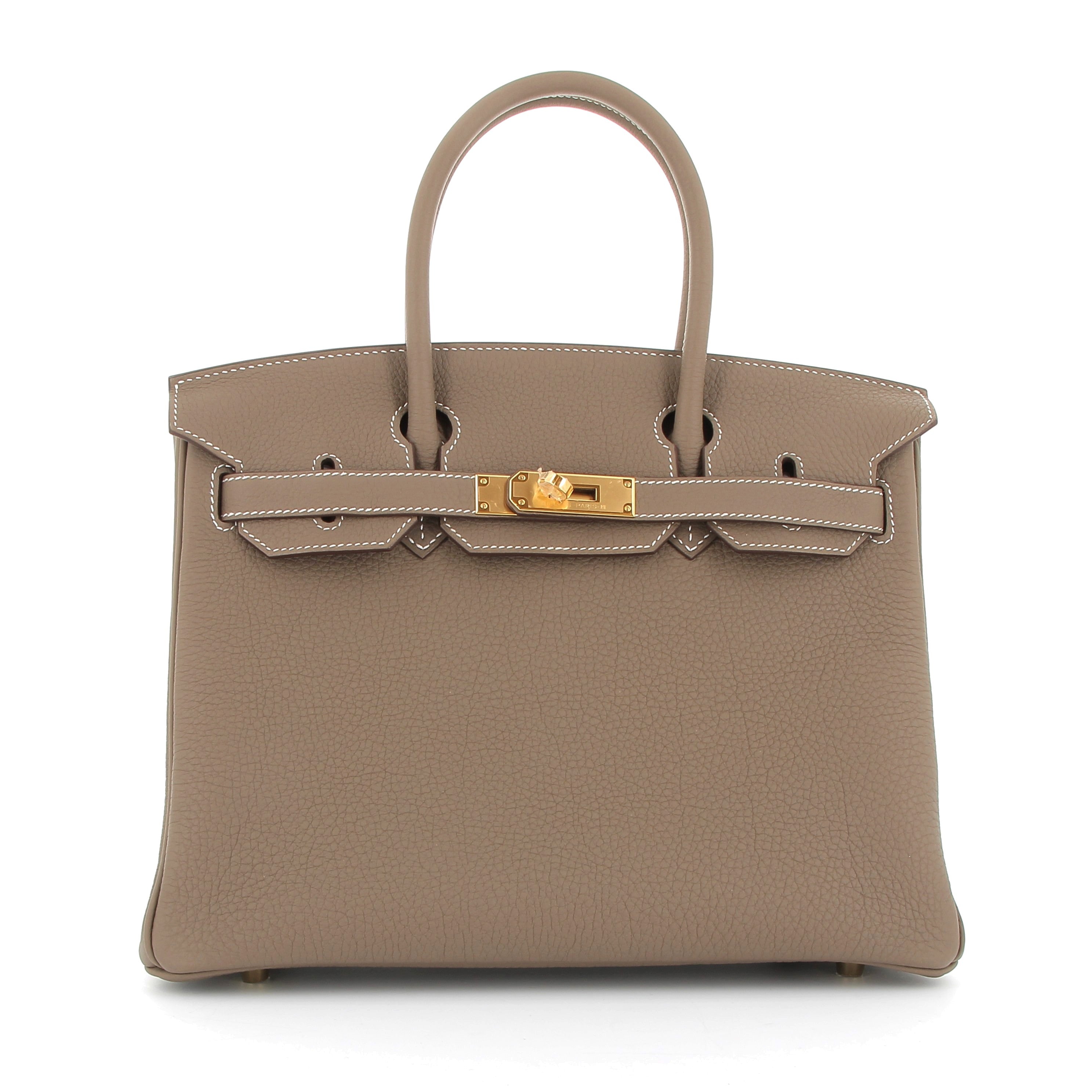 Hermès Birkin 30cm in Etoupe Togo Leather with Gold Hardware