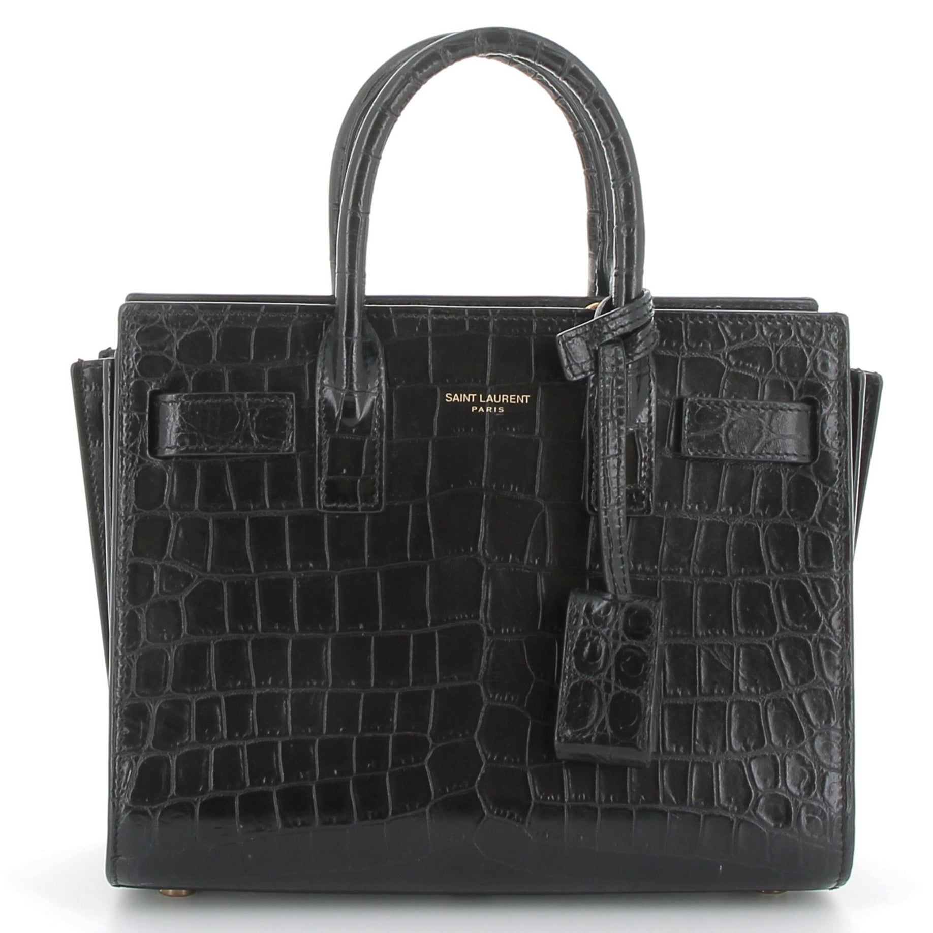 SAINT LAURENT Sac de jour Black in Leather
