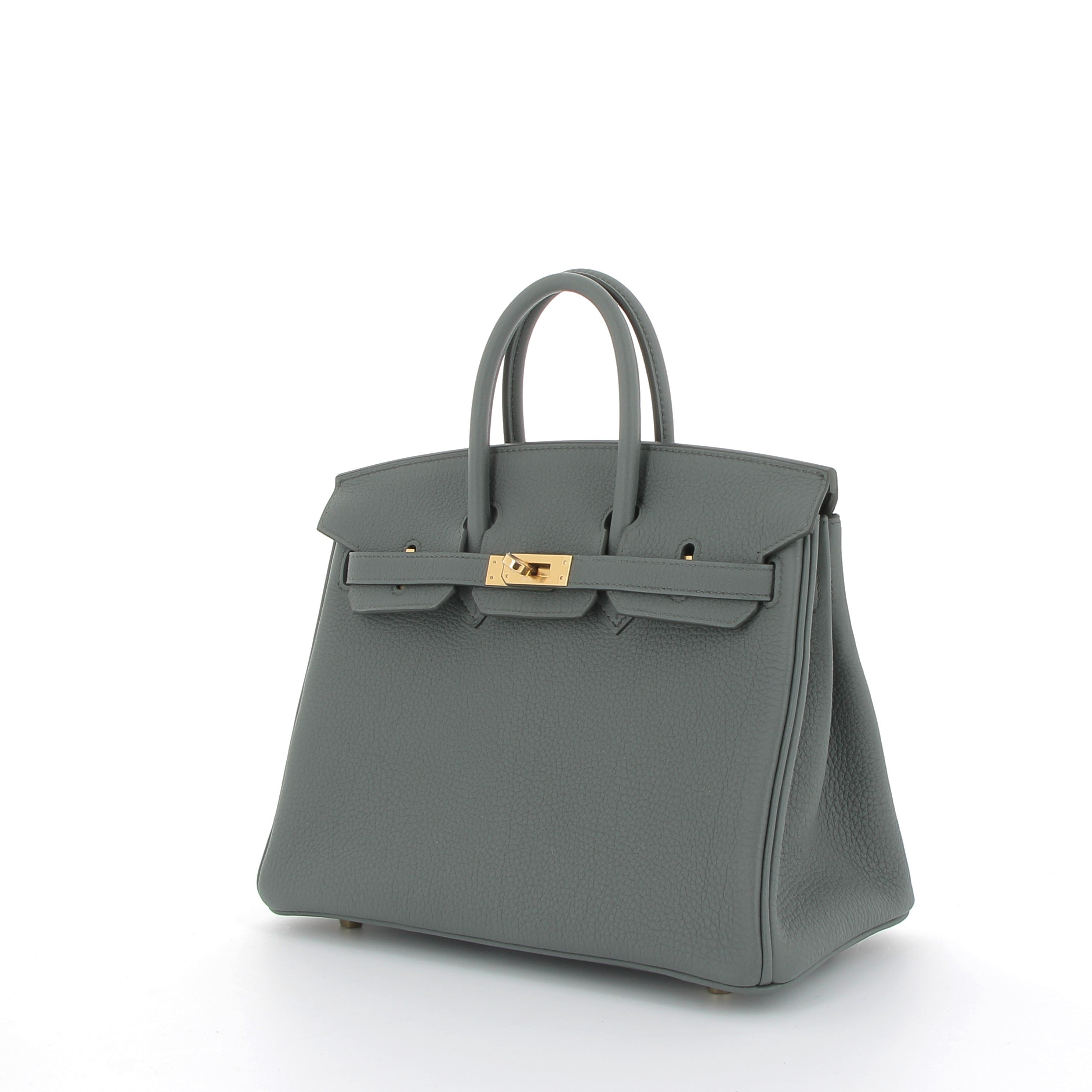 Hermès Birkin 25cm in Vert Amande Togo with Gold Hardware