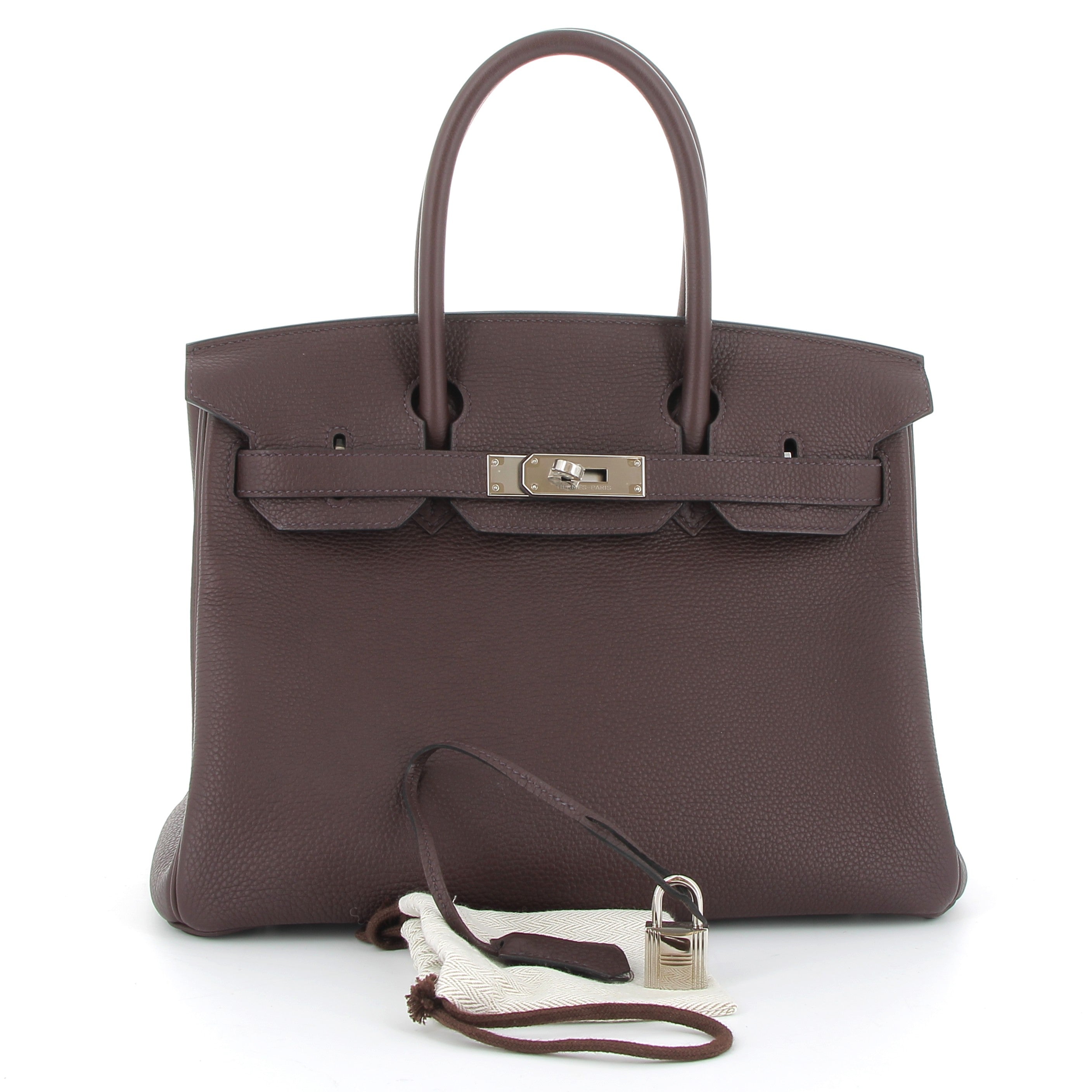Hermès Birkin 30 Rouge Sellier Togo Leather with Palladium Hardware
