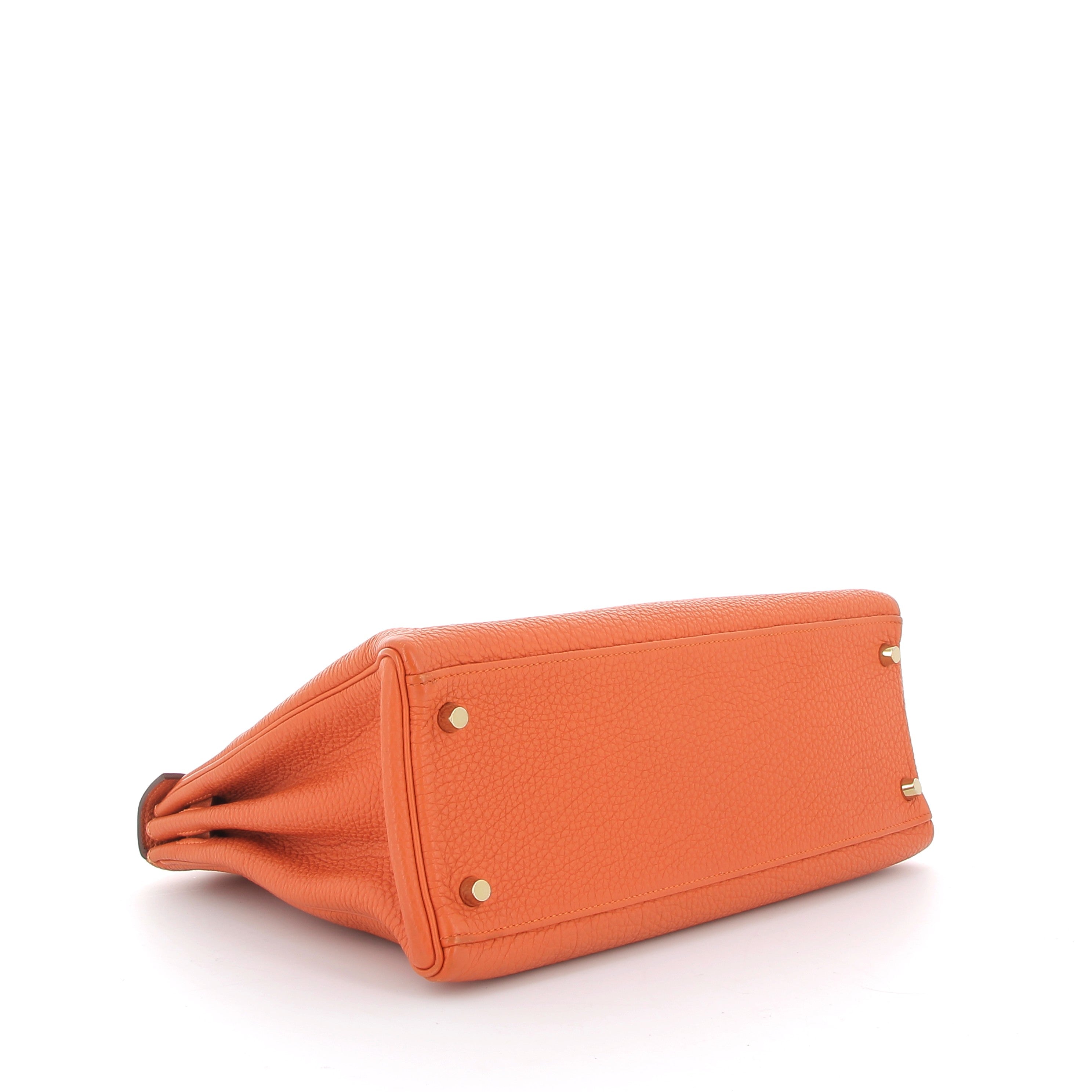 Hermes Kelly 32cm in Orange Togo Leather with Gold Hardware