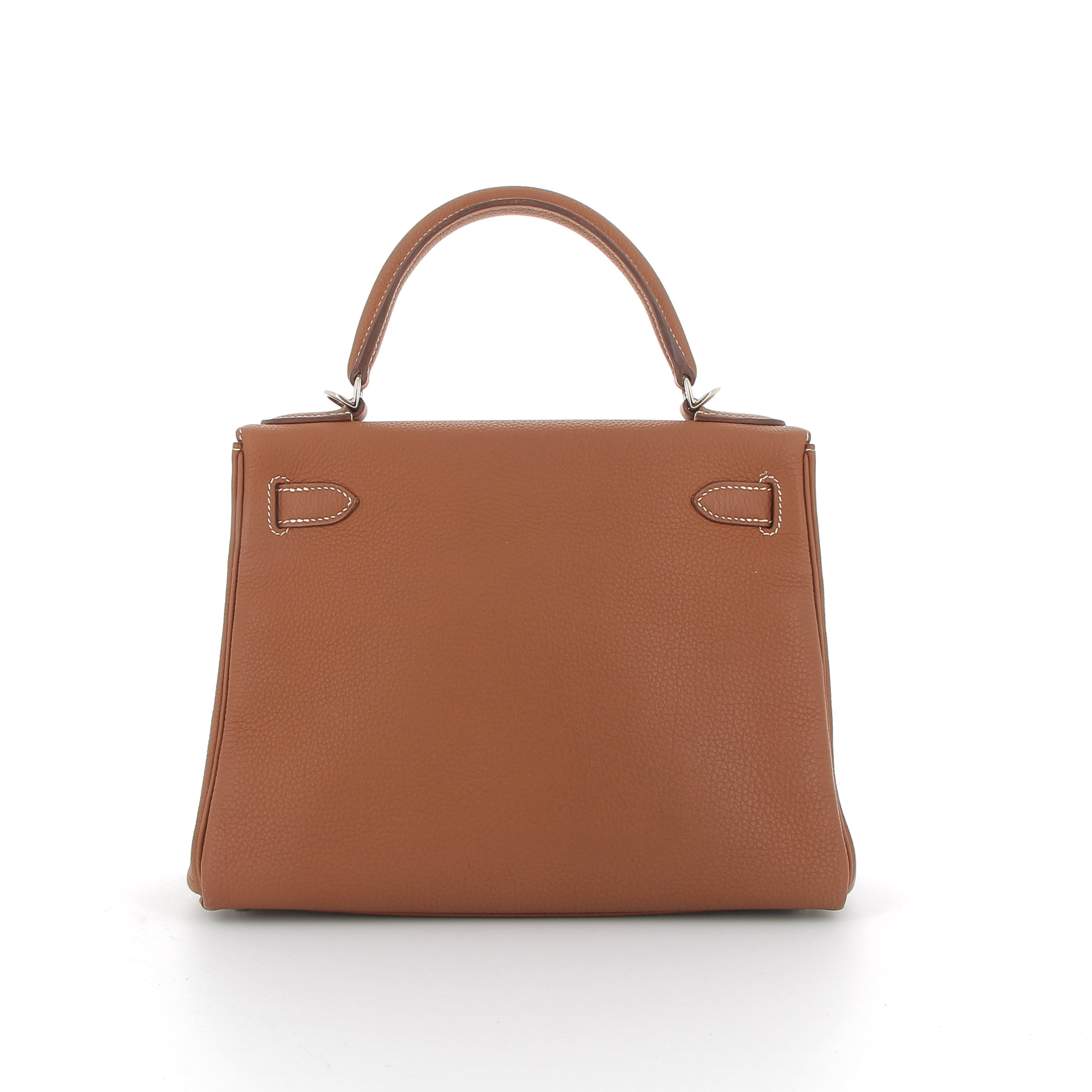 HERMÈS Kelly 28 Gold Togo Leather Palladium Hardware