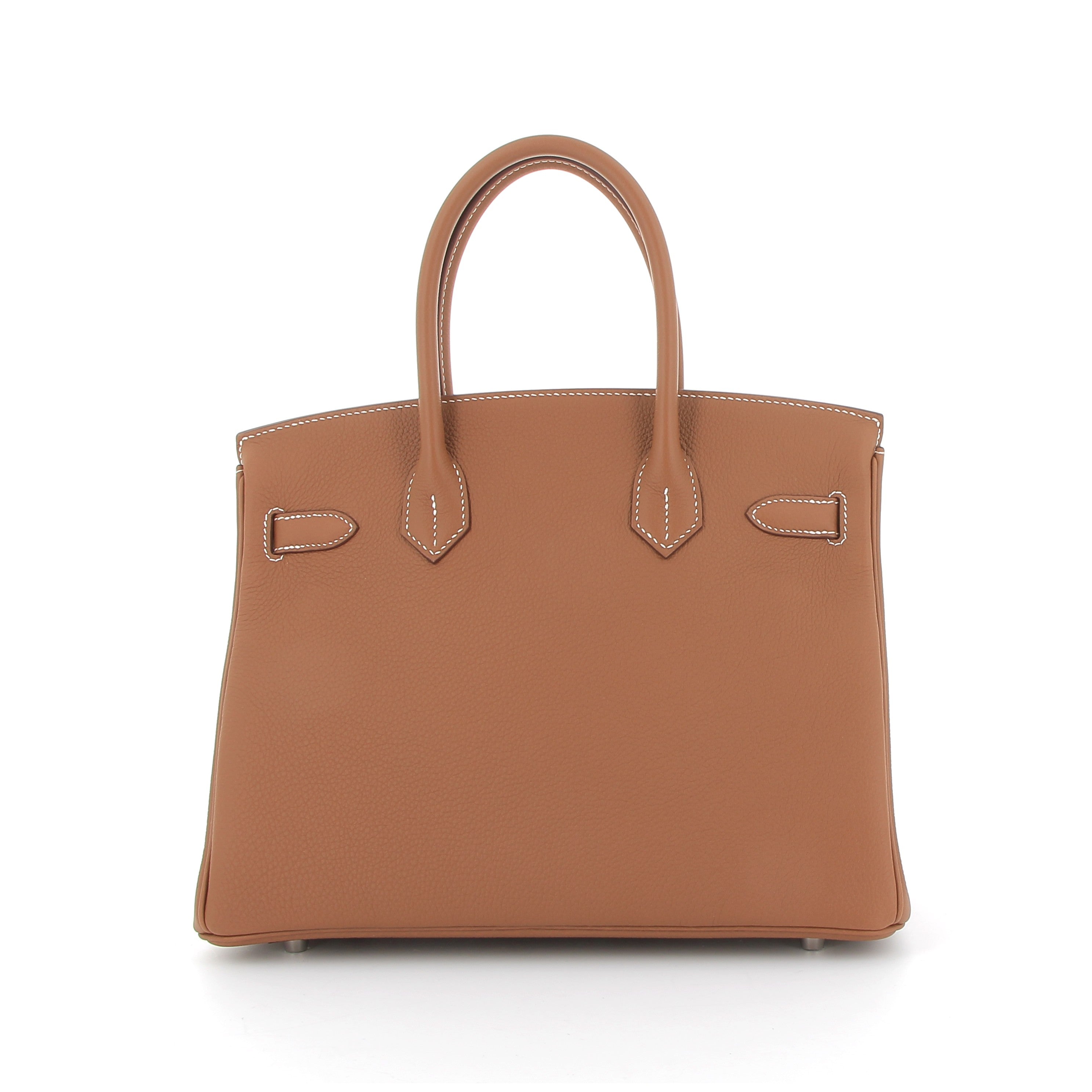 Hermès Birkin 30cm in Fauve Barenia with Palladium Hardware