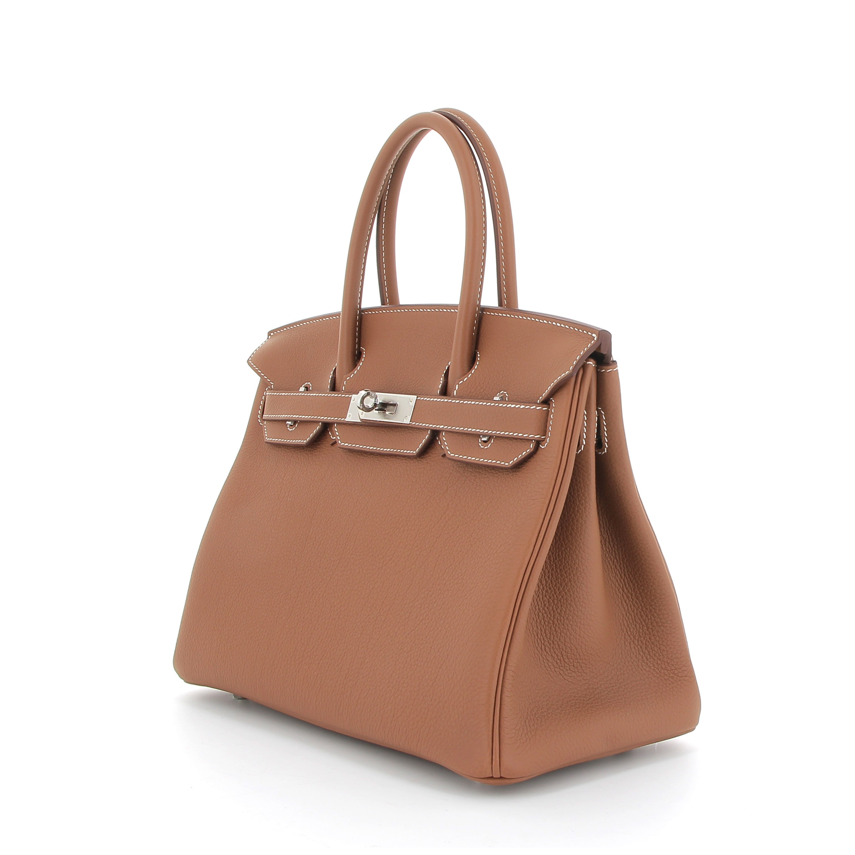 HERMÈS Birkin 30 Gold Togo Palladium Hardware