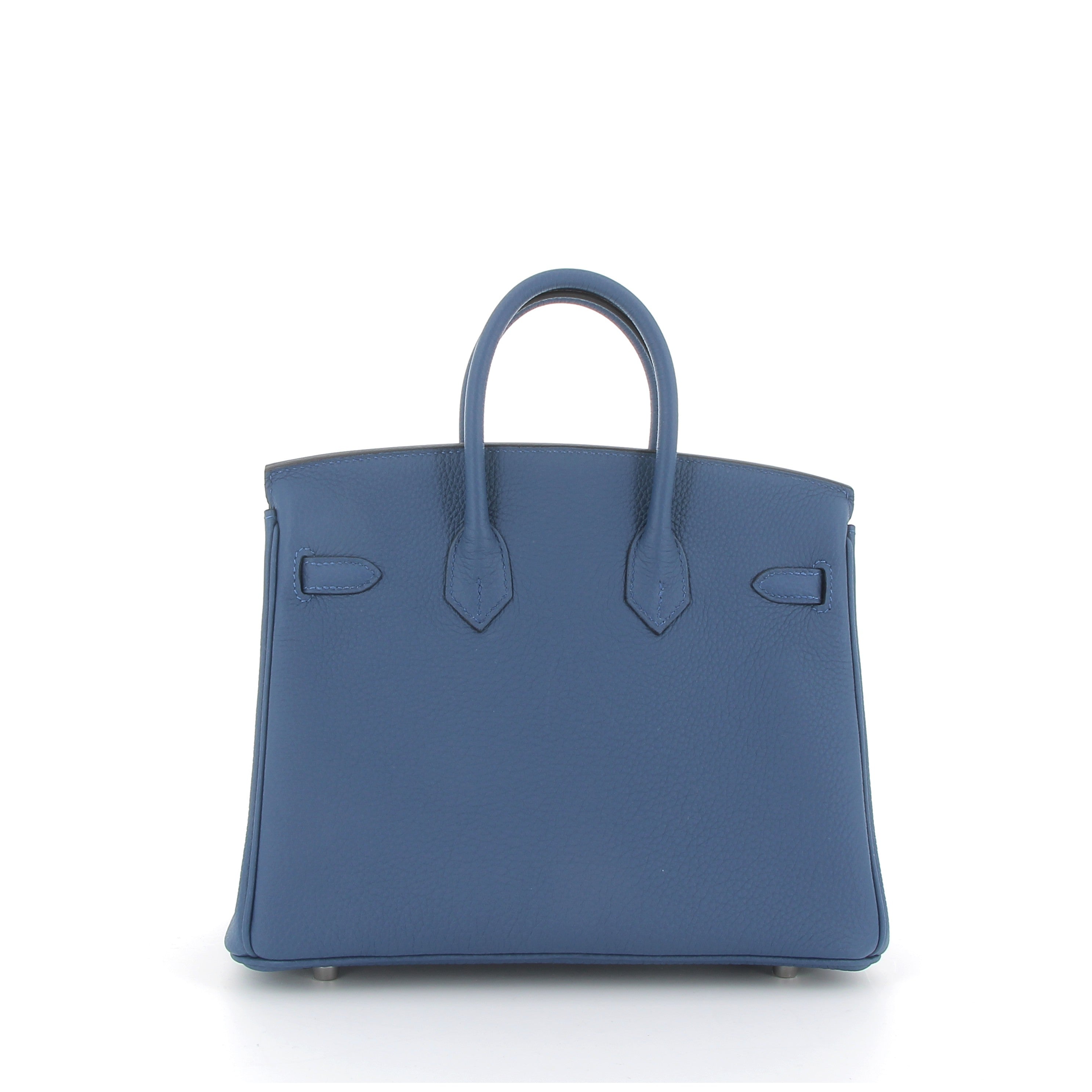 Hermès Birkin 25cm in Bleu Tie Togo Leather with Palladium Hardware