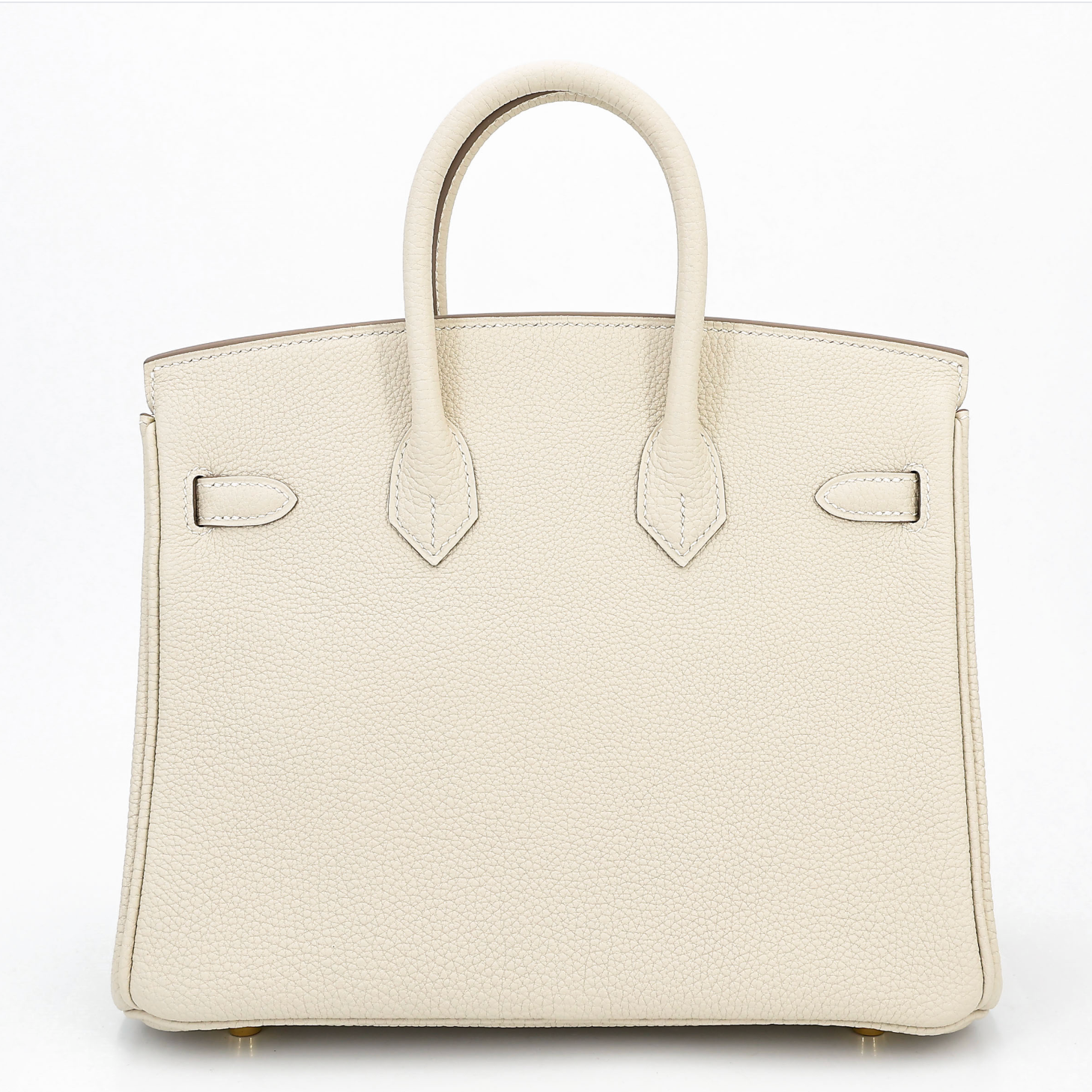 HERMES Birkin 25 Craie Togo leather Gold hardware (GHW)