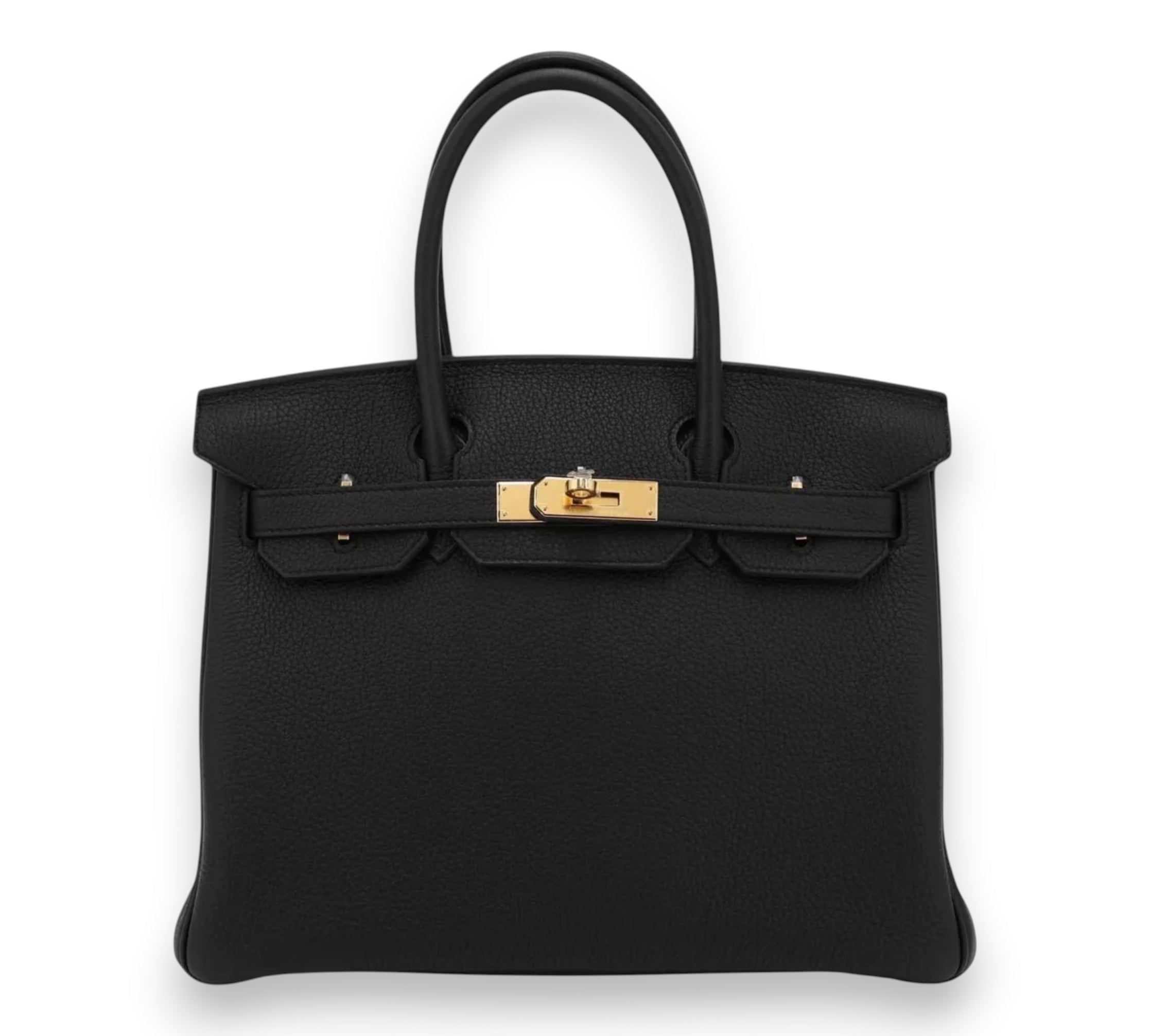 HERMES Birkin 30 Noir Togo Gold Hardware