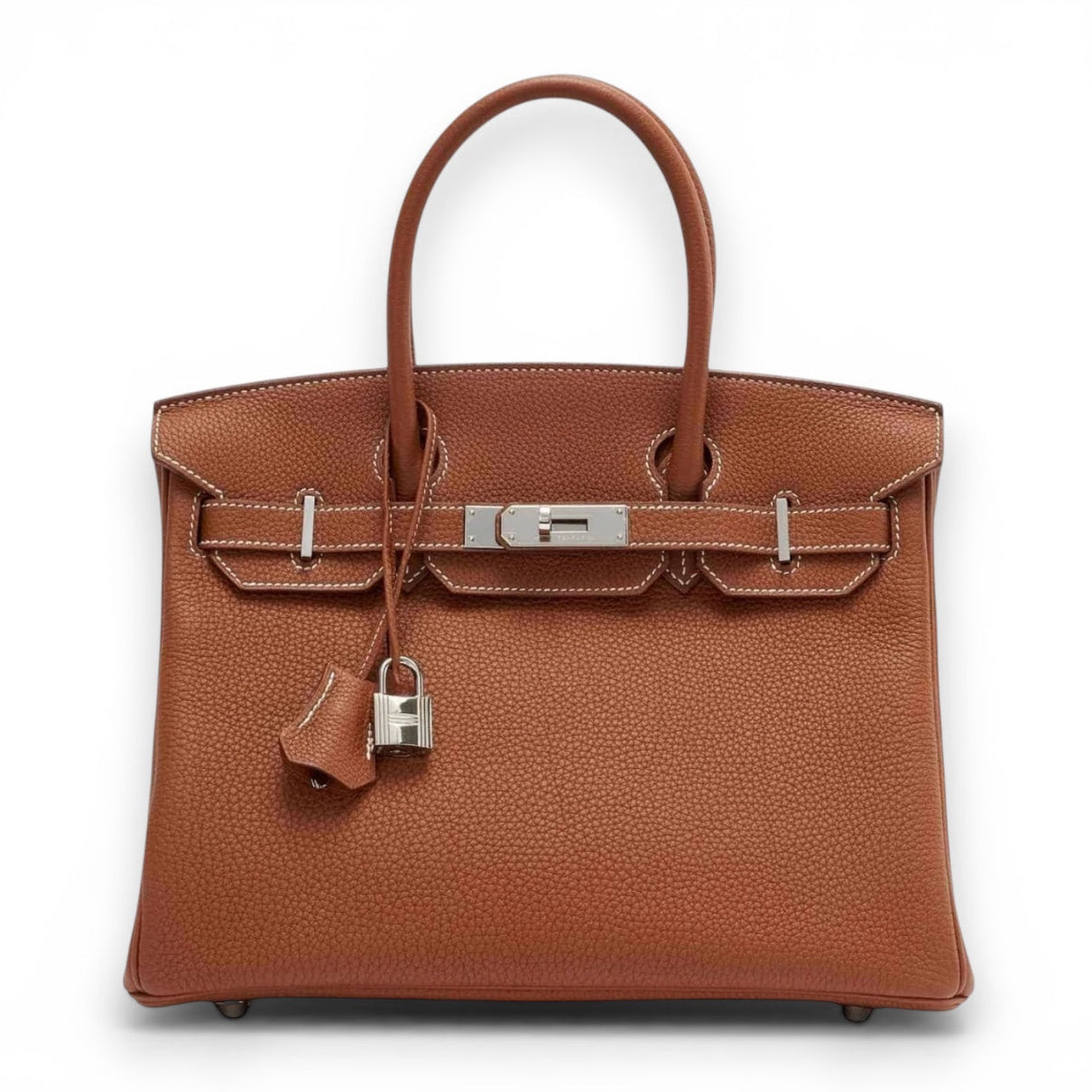 HERMES Birkin 30 Gold Togo Palladium Hardware
