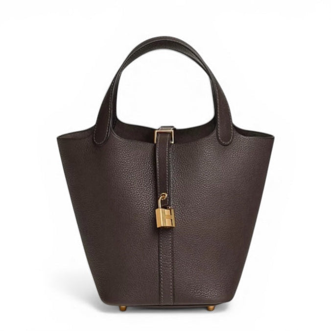 HERMES Picotin 18 Ebene Barenia Faubourg Gold Hardware