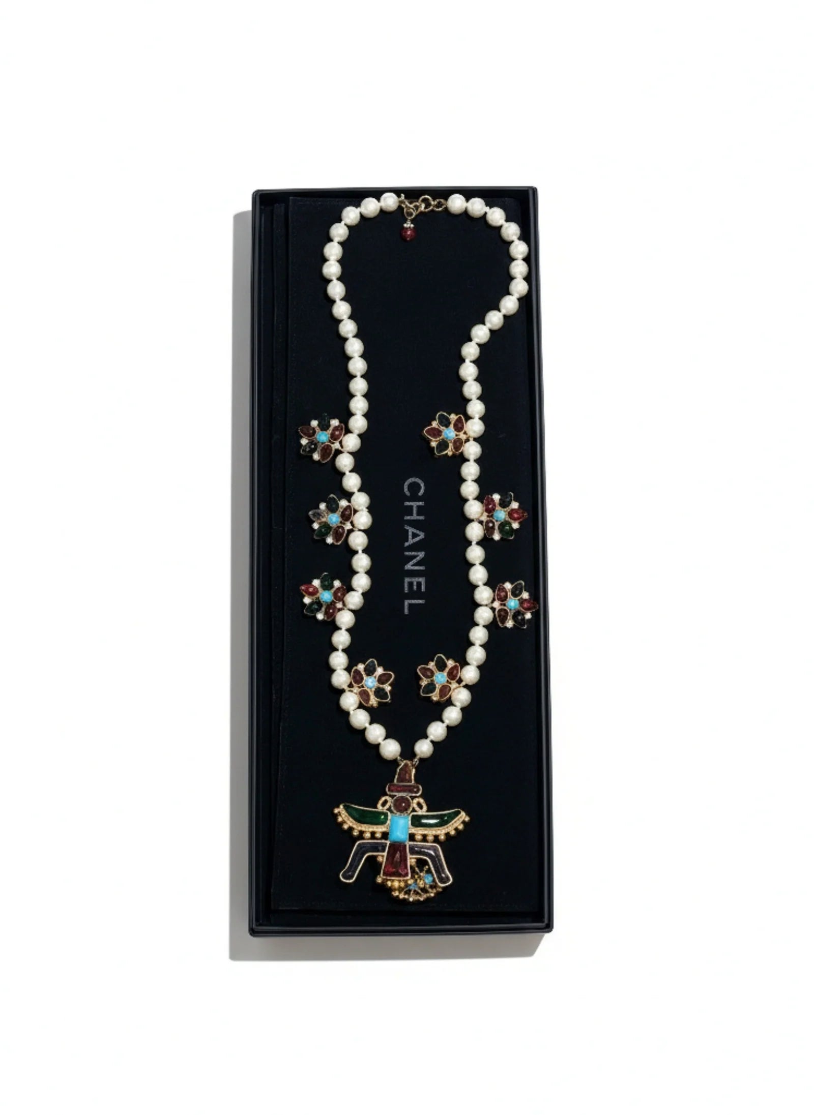 CHANEL American Indian Zuni Inspired Lariat Fall Winter 1993