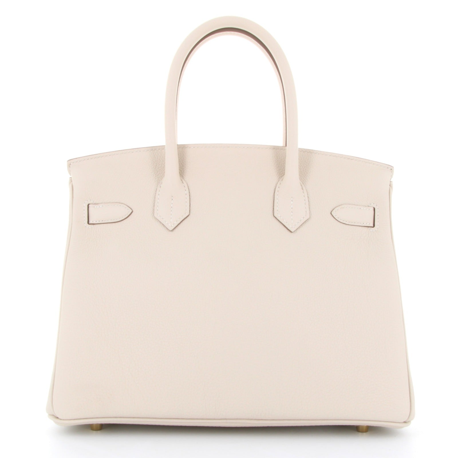 HERMES Birkin 30 Craie Togo Gold Hardware