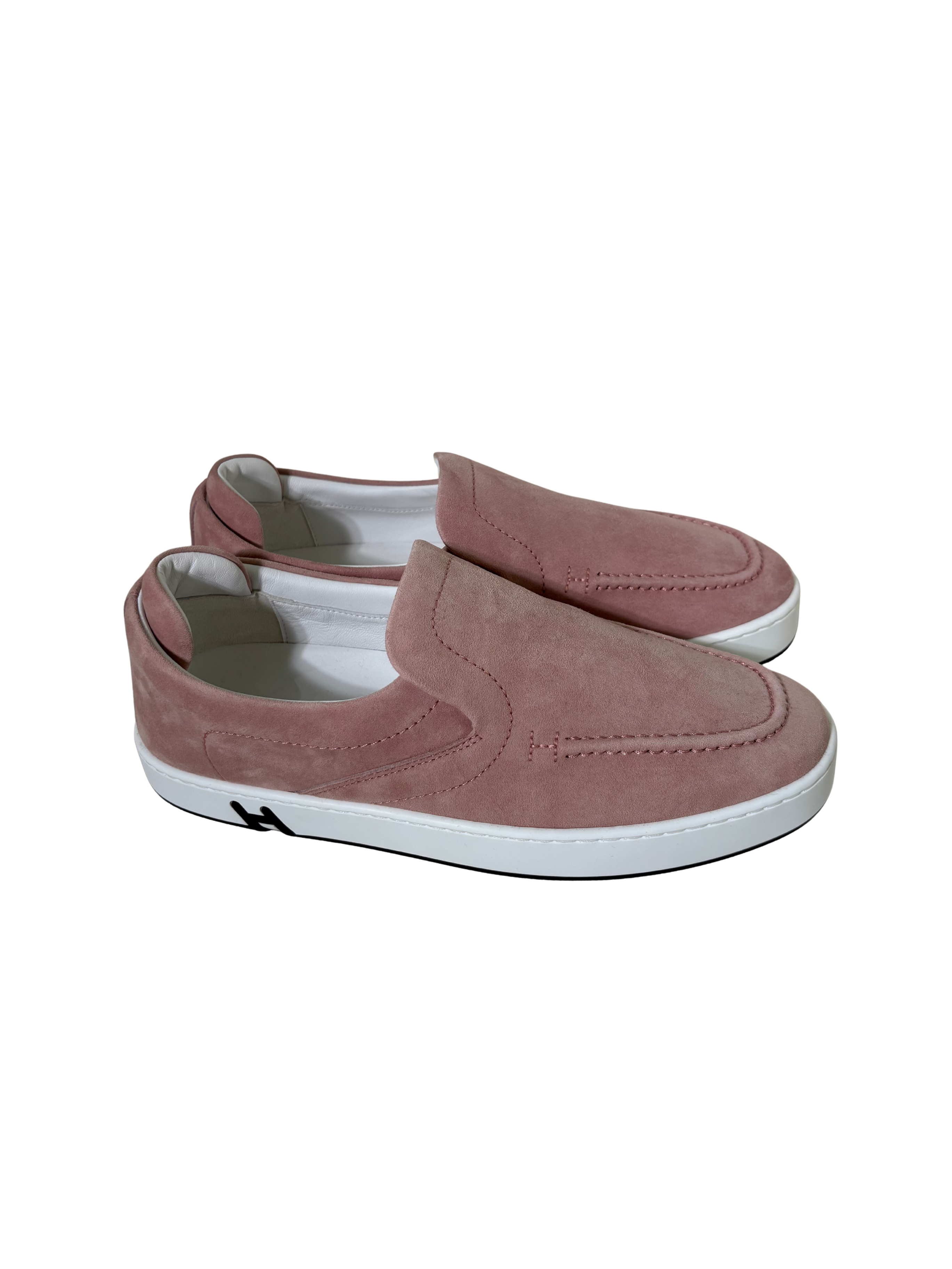 HERMES Kiddy Slip-on Sneaker Rose Aquarelle