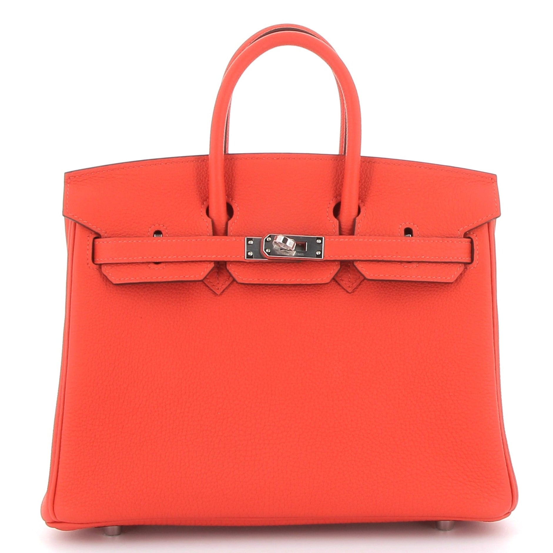 HERMÈS Birkin 25 Capucine Togo Palladium hardware