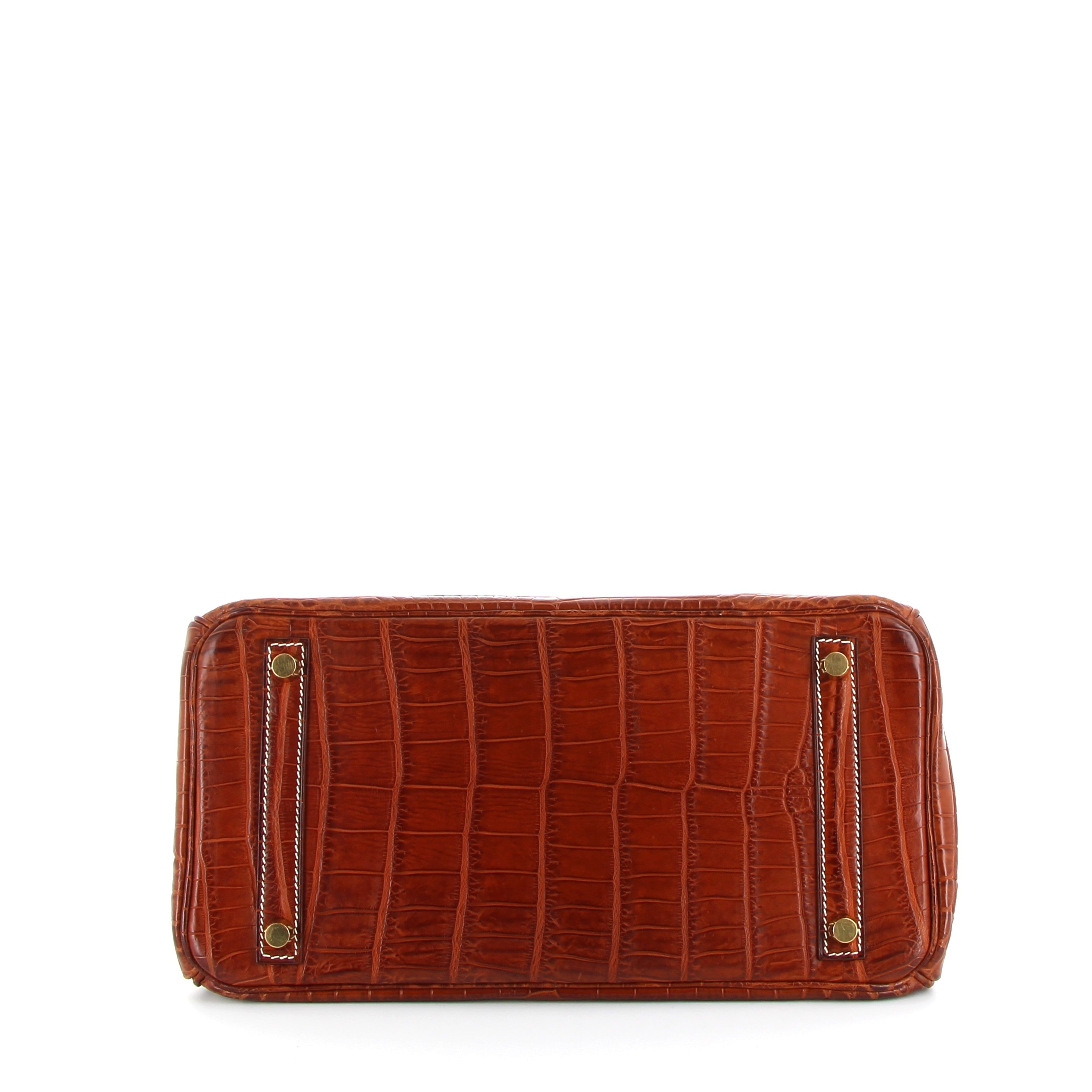 HERMÈS Birkin 30 Fauve Crocodile Matt Yellow Gold Hardware