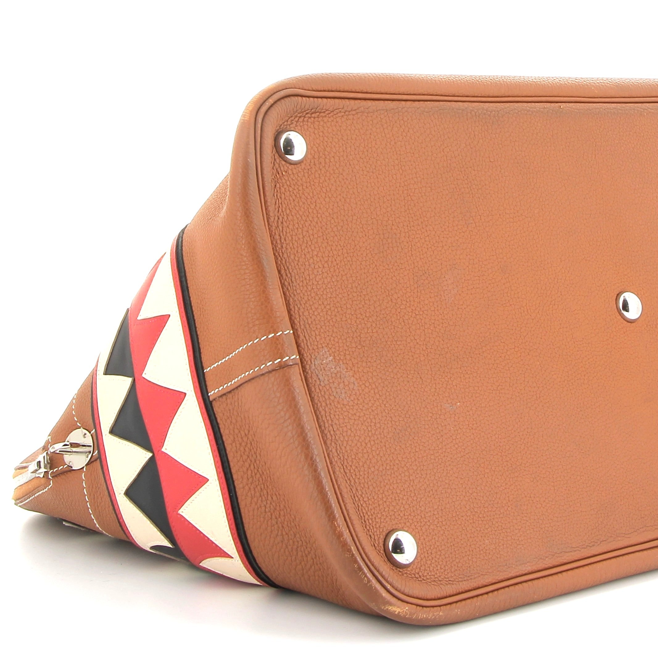 HERMÈS Bolide 45 Shark Gold Togo Palladium hardware