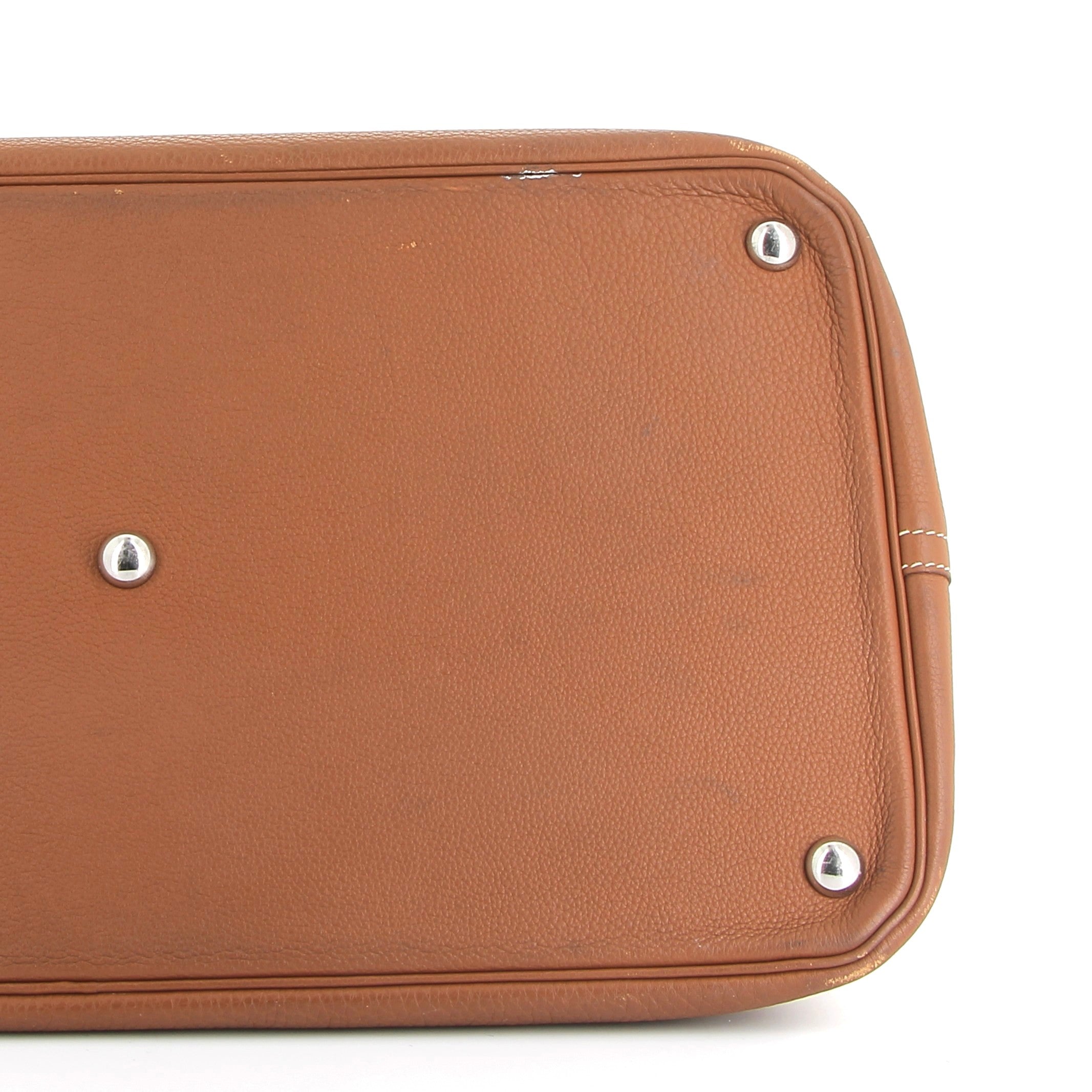 HERMÈS Bolide 45 Shark Gold Togo Palladium hardware