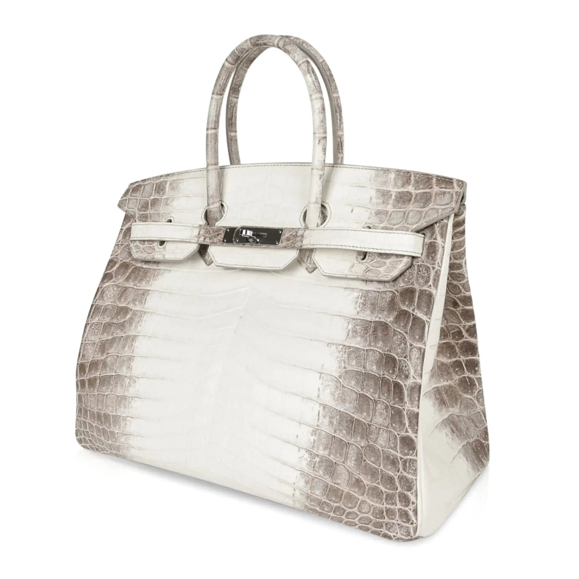 HERMES Birkin 35 Himalaya Crocodile Niloticus Palladium Hardware