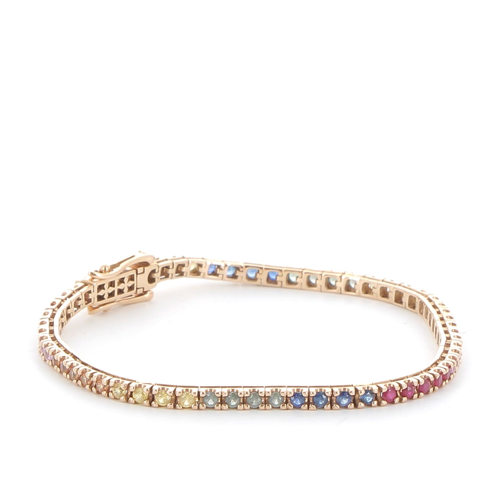 HELENA JOY Rainbow Rivière Diamond Bracelet