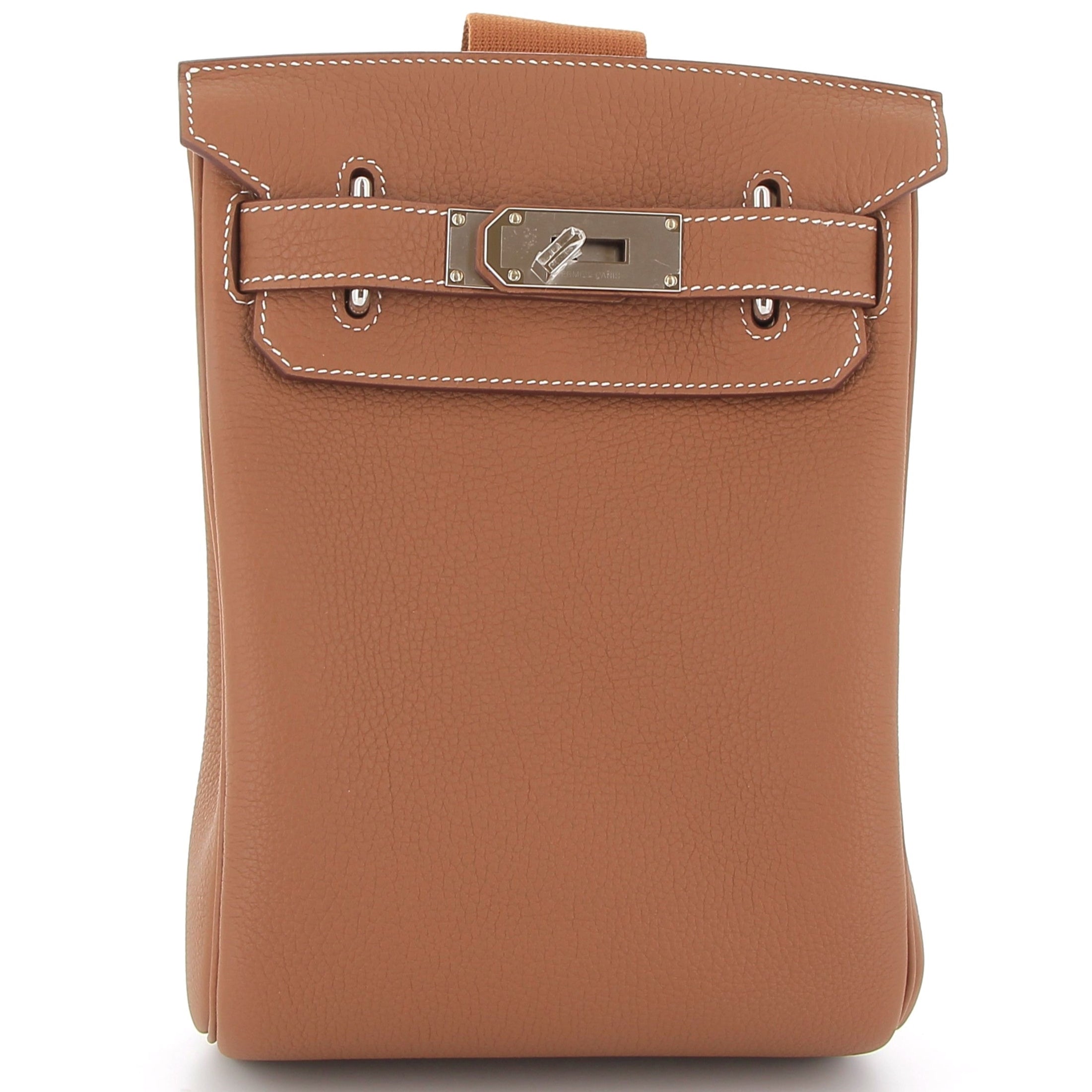 HERMES Hac a Dos Gold Togo leather Palladium hardware